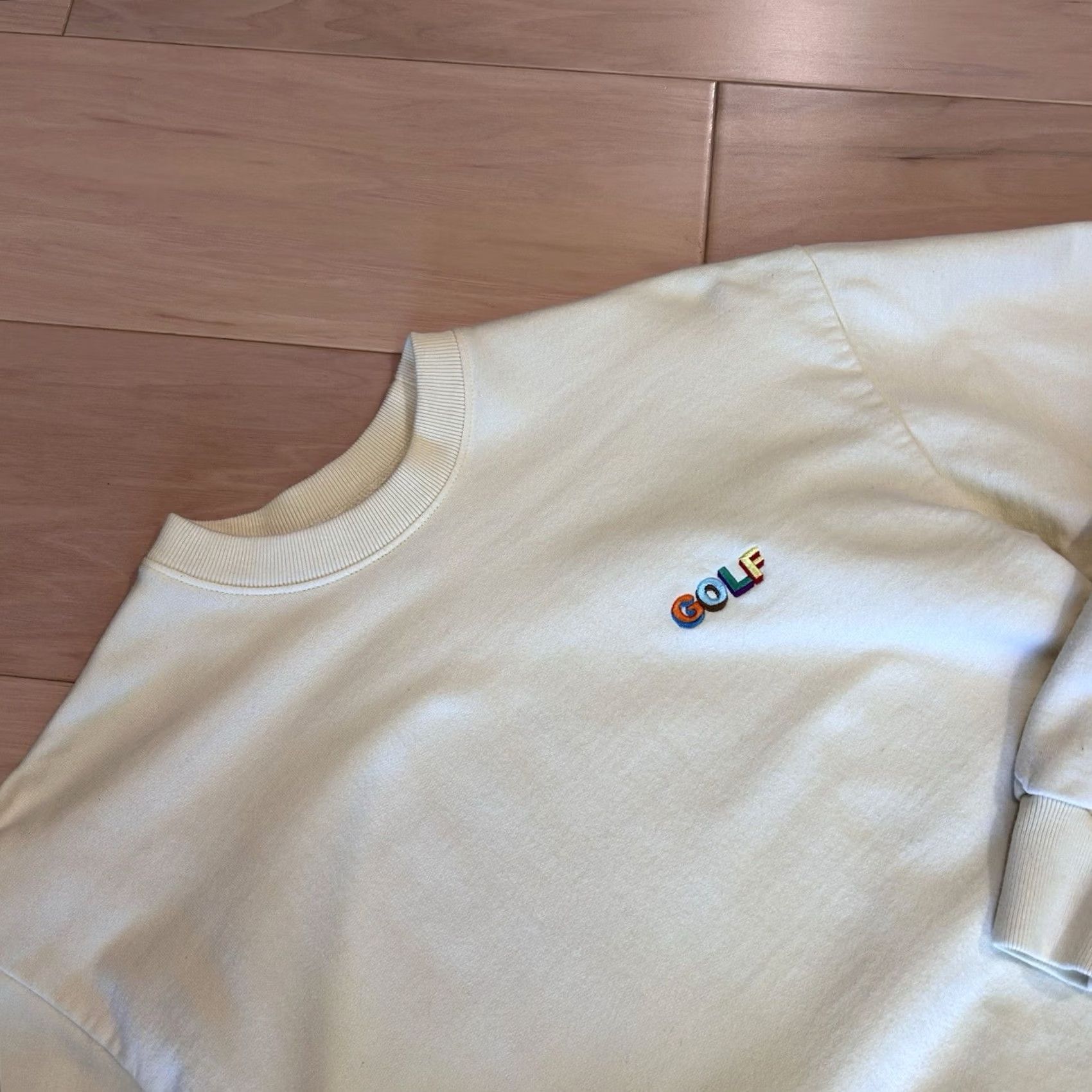 Golf Wang Golf Wang Shirt Mens XS Light Yellow Crewneck Sweatshirt Canary Stain Men Size US XS / EU 42 / 0 - 3 Thumbnail