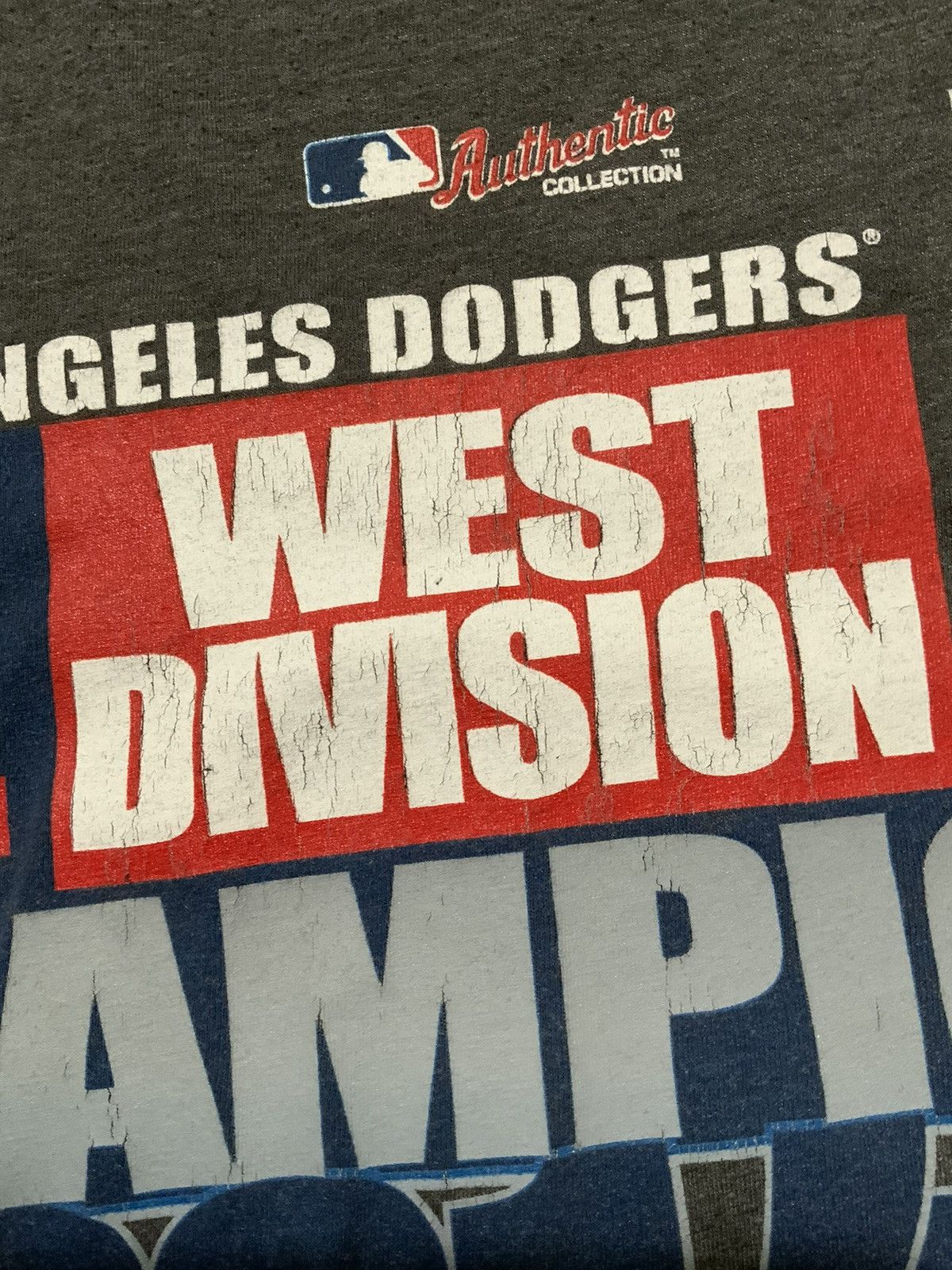 MLB × Majestic Majestic Triple Los Angeles Dodgers West Division T-Shirt Size US XXL / EU 58 / 5 - 6 Thumbnail