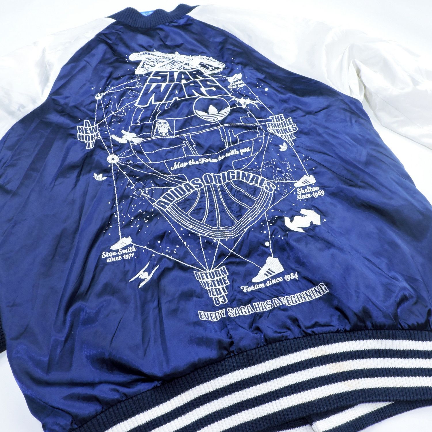 Adidas × Star Wars ADIDAS ORIGINALS X STAR WARS TRACK TOP VARSITY JACKET Size US S / EU 44-46 / 1 - 16 Thumbnail