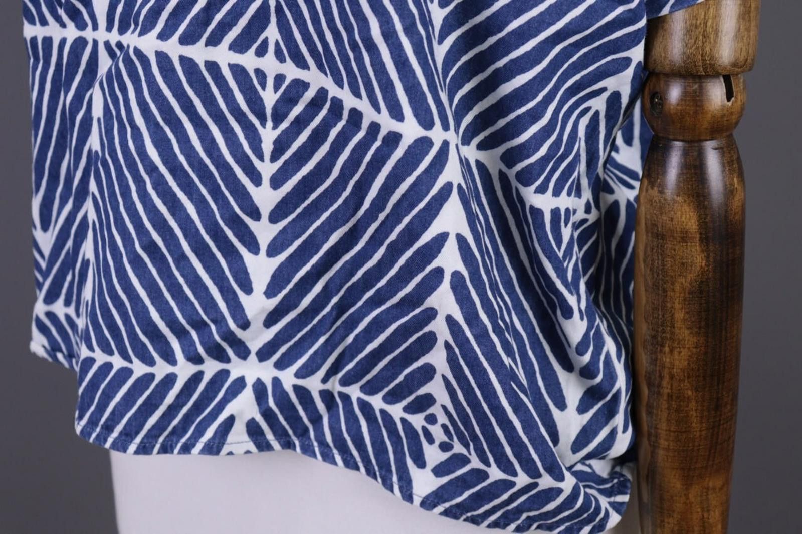 Marimekko Marimekko Blue Striped Lagnelook Summer Blouse Shirt Size XS Size XS / US 0-2 / IT 36-38 - 7 Thumbnail