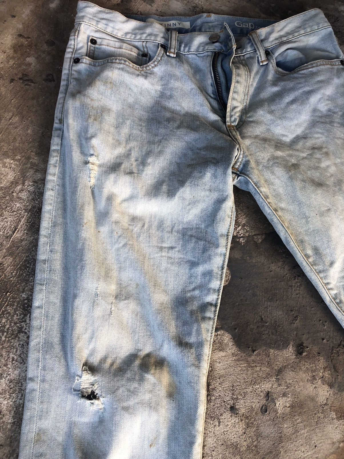 Gap × If Six Was Nine VINTAGE GAP1969 DISTRESSED DENIM Size US 32 / EU 48 - 2 Thumbnail
