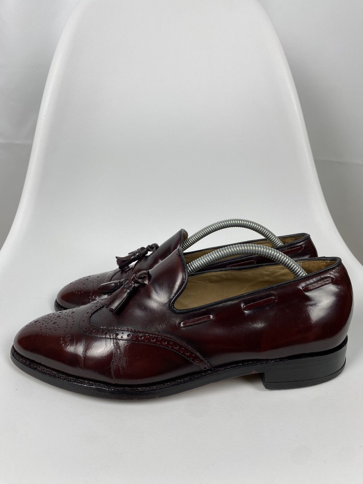 Barker Barker Patent Leather Fringed Loafers size EU8 US9 Size US 9 / EU 42 - 3 Thumbnail