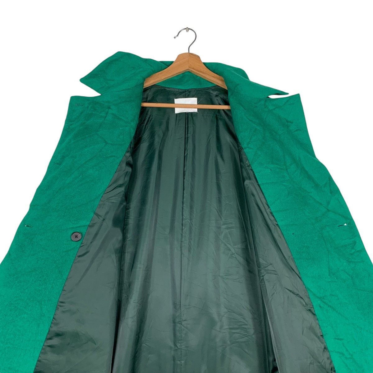 HARE HARE Asymmetrical Oversized Green Long Coat #1378-C62 Size ONE SIZE - 12 Thumbnail