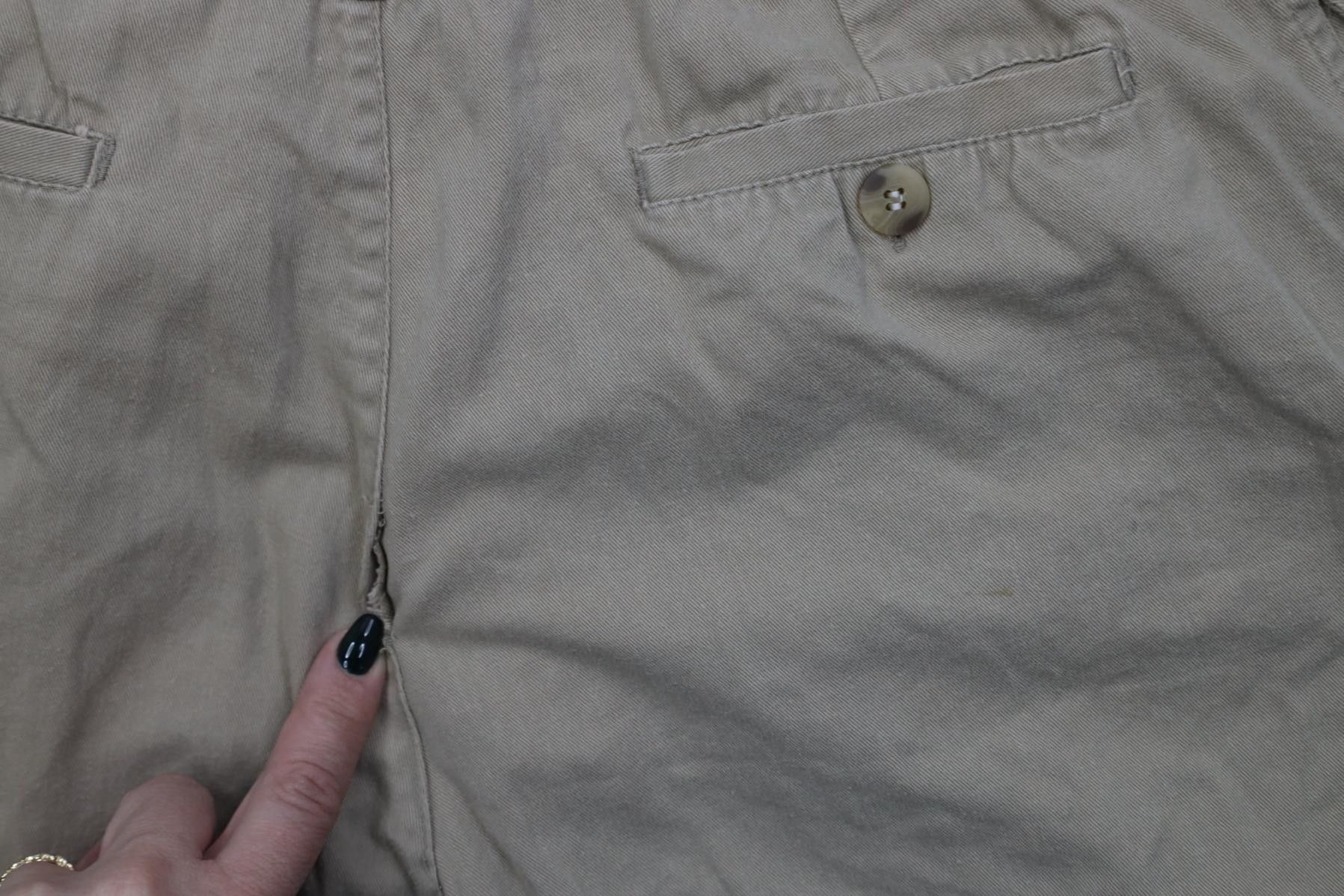 Vintage Vintage 90s Streetwear Above Knee Chino Shorts Beige Cotton Size US 32 / EU 48 - 9 Thumbnail