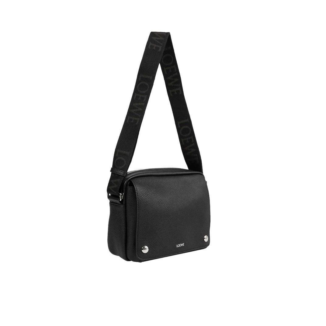 Loewe LOEWE Pebble Medium Black Leather Messenger Bag New & Authen Size ONE SIZE - 2 Thumbnail
