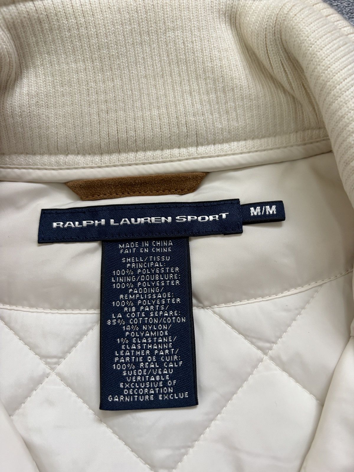 Ralph Lauren Ralph Lauren Challenge Quilted Rugby Vest Suede Patch M Size M / US 6-8 / IT 42-44 - 3 Thumbnail