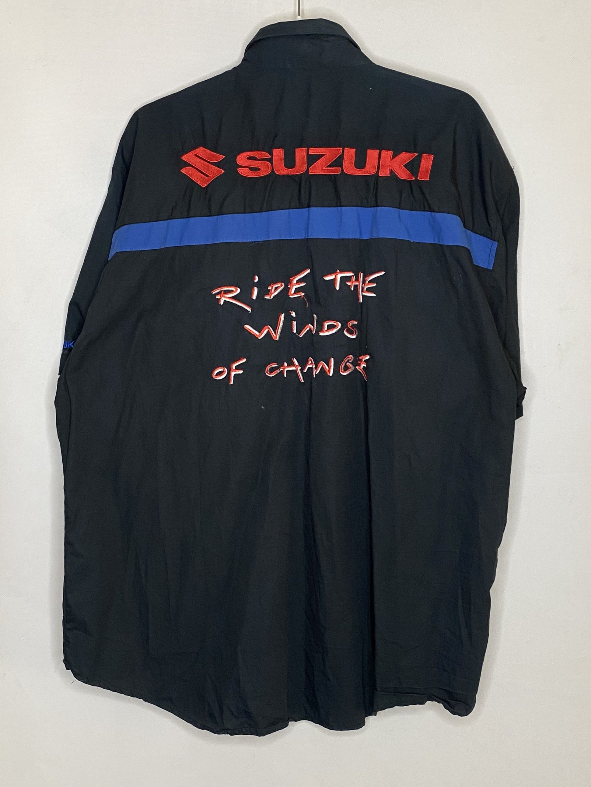 Vintage SUZUKI TEAM MOTO GP RACING BUTTON-DOWN CASUAL SHIRT Size US XL / EU 56 / 4 - 1 Thumbnail