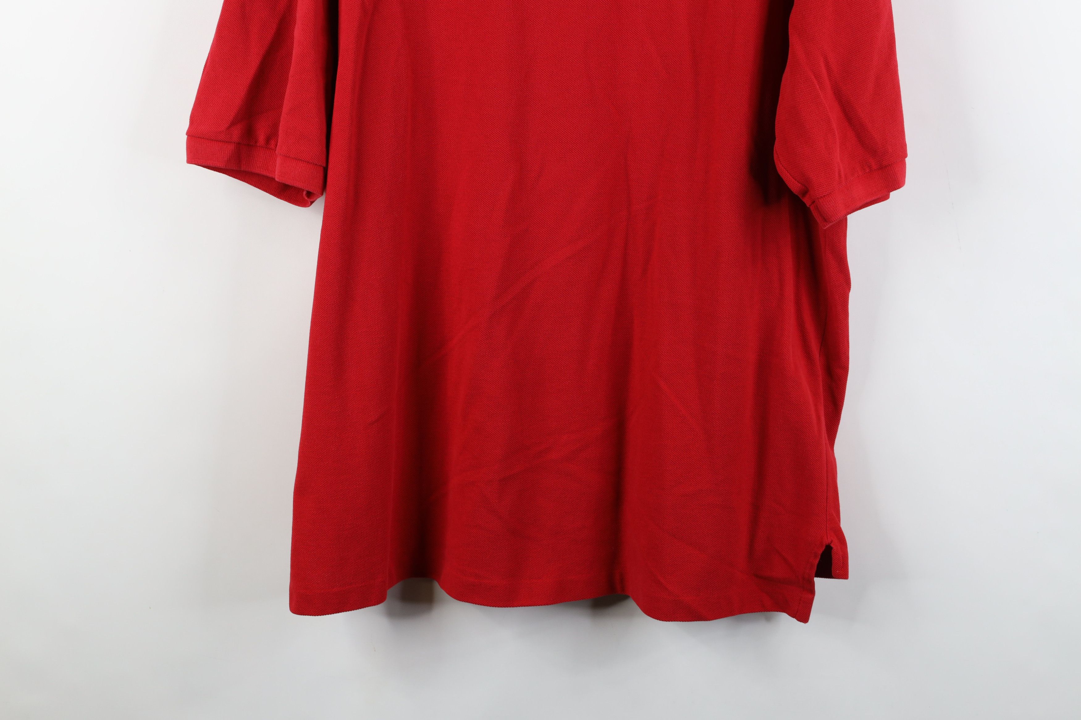 Vintage Vintage 90s Anniversary Red Wings Hockey Polo Red USA Size US XL / EU 56 / 4 - 13 Thumbnail