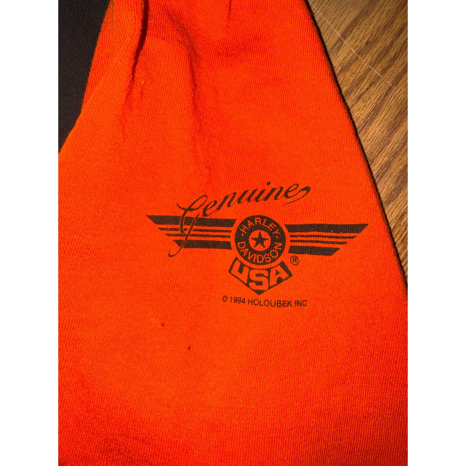 Harley Davidson Vintage Double Collar Harley Davidson Hong Kong Size Large Size US L / EU 52-54 / 3 - 3 Thumbnail