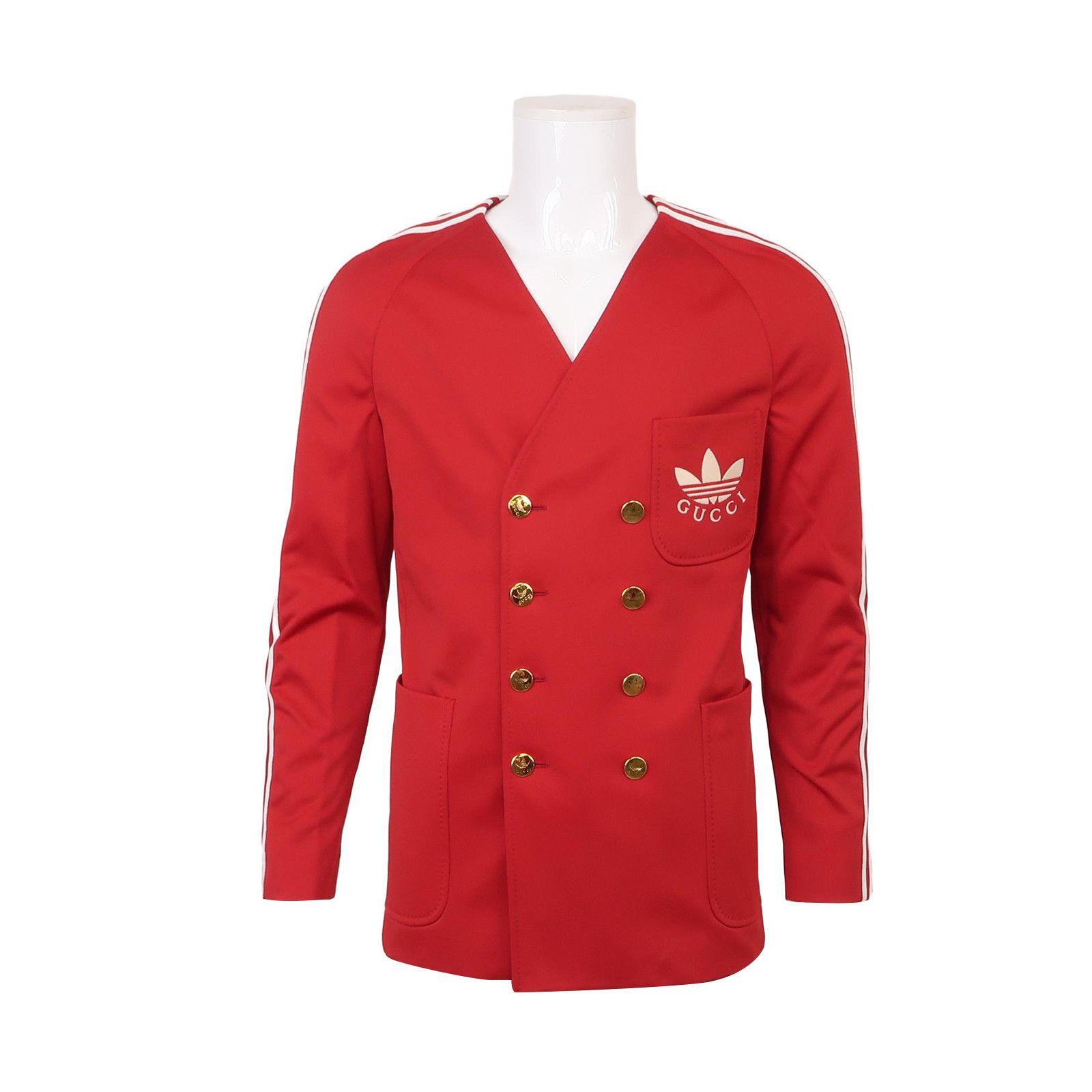 Gucci Gucci x Adidas Double Breasted Logo Blazer 46 Size 36R - 1 Thumbnail