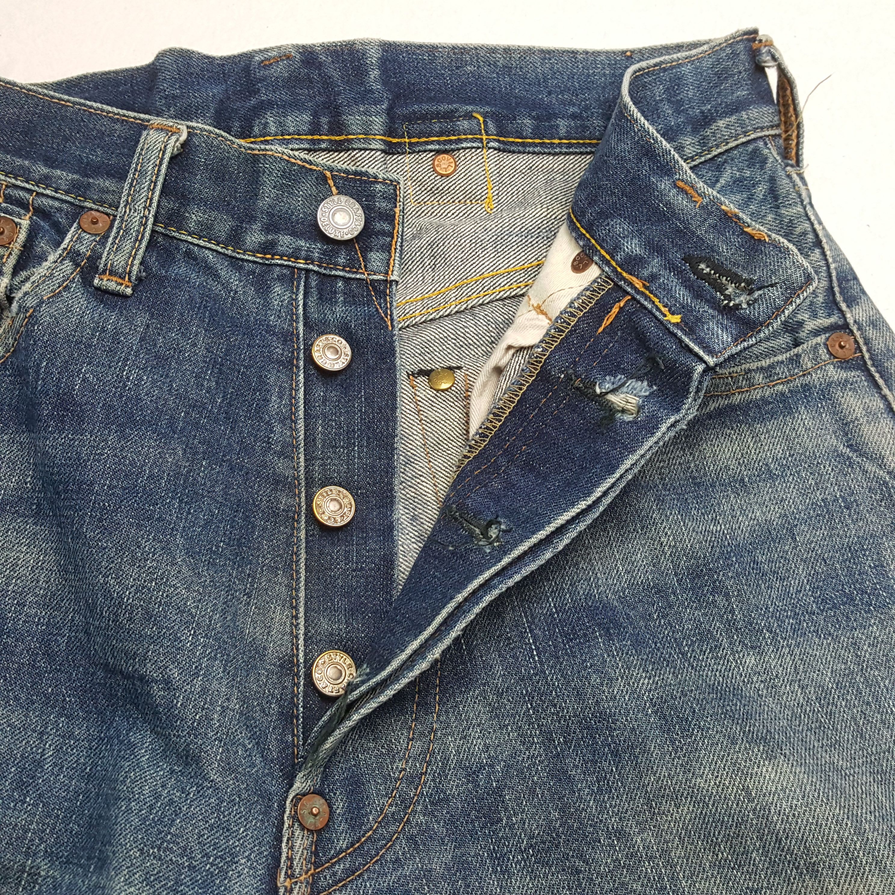 Evisu × Japanese Brand × Vintage Vintage EVIS Japanese Brand Daicock Custom Style Jeans Size US 26 / EU 42 - 13 Thumbnail