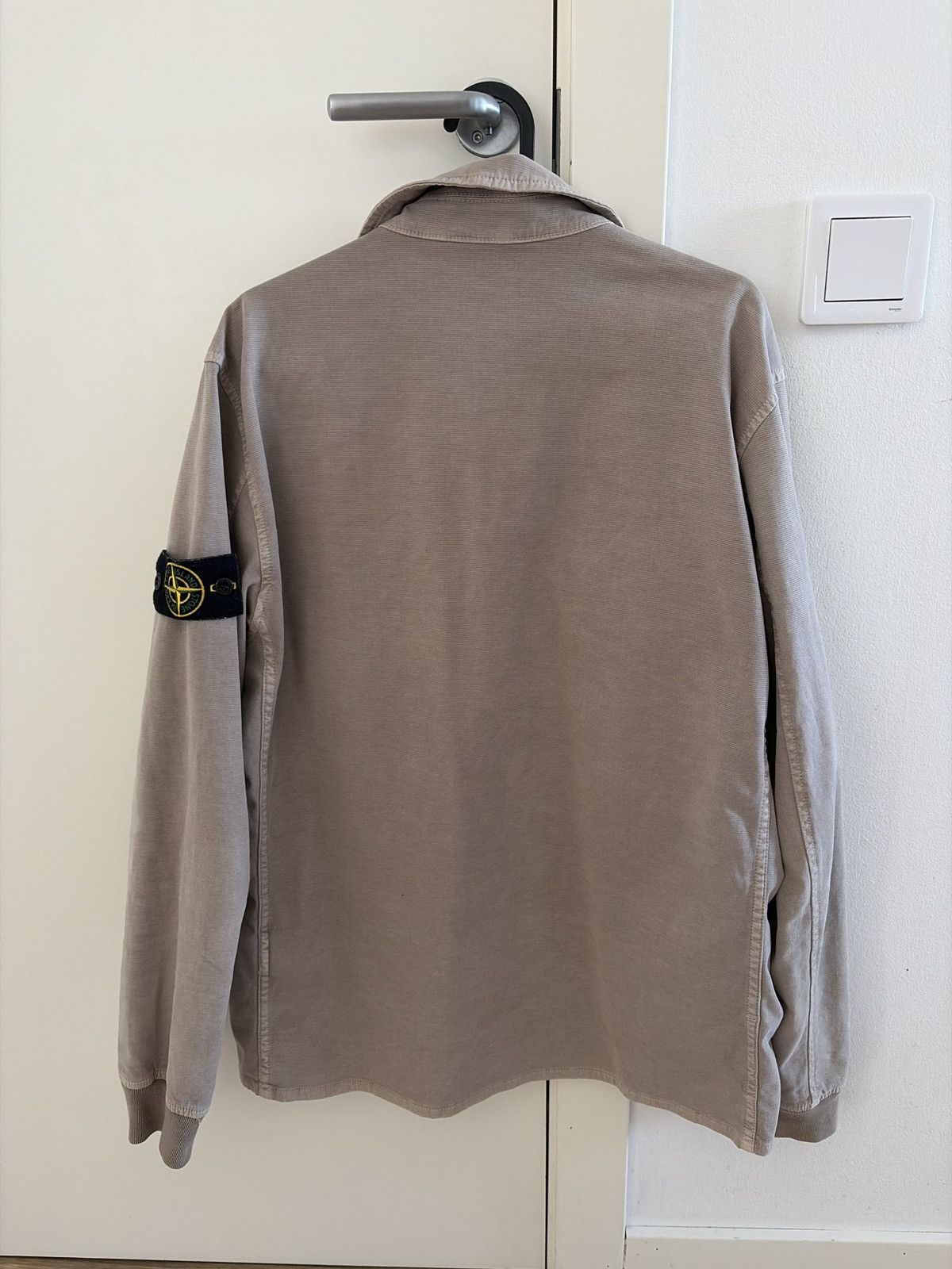 Stone Island Stone Island 115WN Brushed Cotton Canvas Overshirt Size US M / EU 48-50 / 2 - 2 Thumbnail