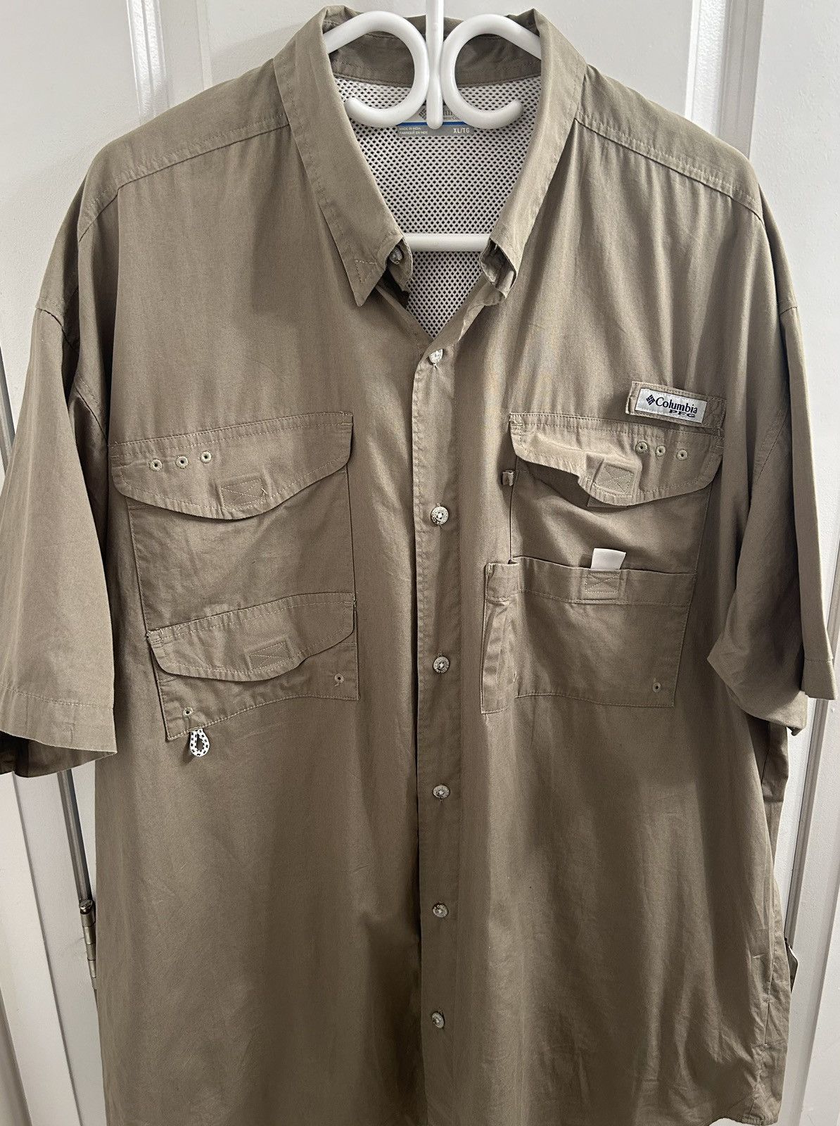 Columbia Columbia Fishing Gear Men’s Green Button Up Shirt Size XL Size US XL / EU 56 / 4 - 2 Thumbnail