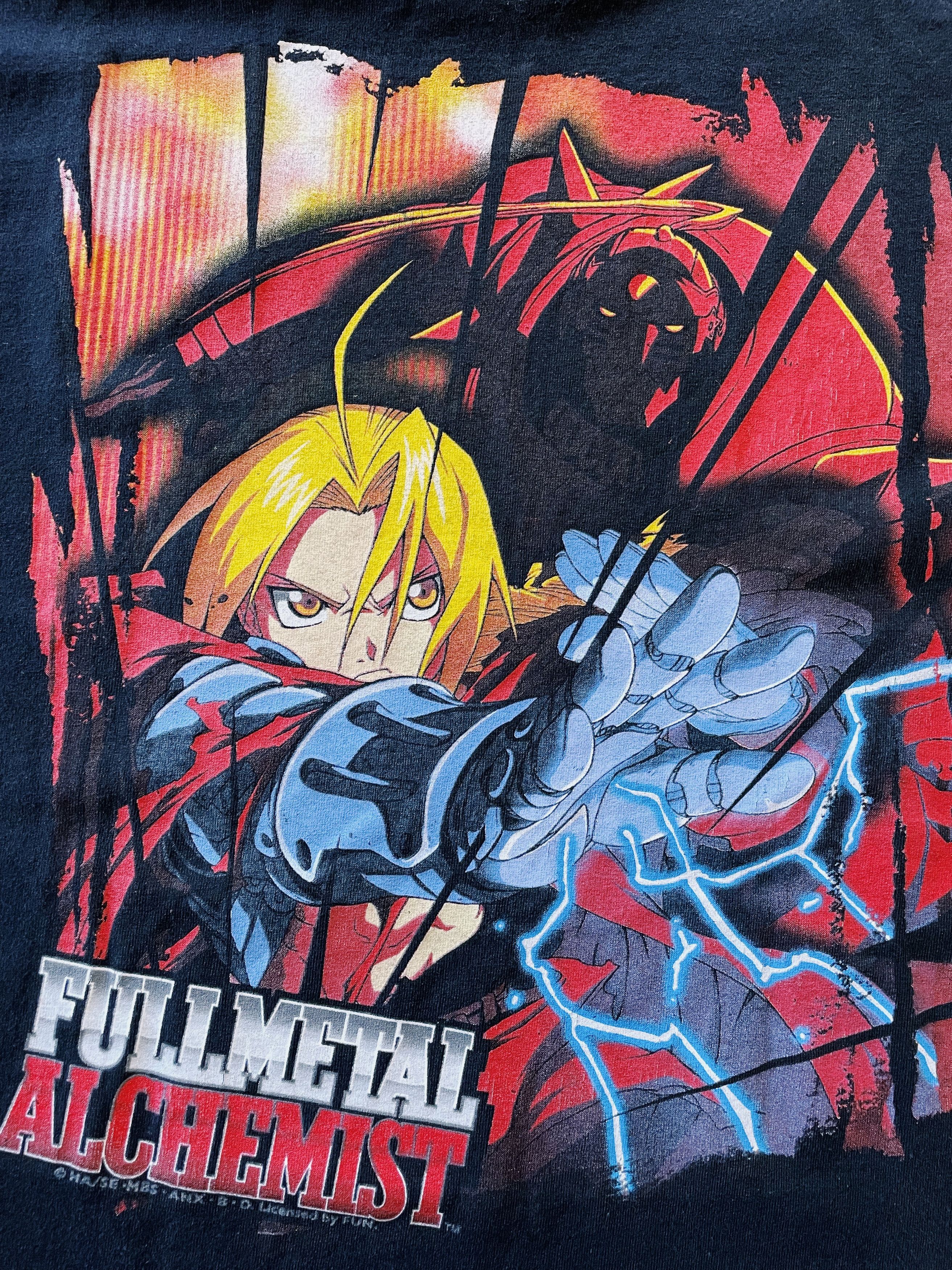 Anime × Japanese Brand × Vintage Vintage Y2K 2005 FMA Full Metal Alchemist T-shirt Size US M / EU 48-50 / 2 - 3 Thumbnail
