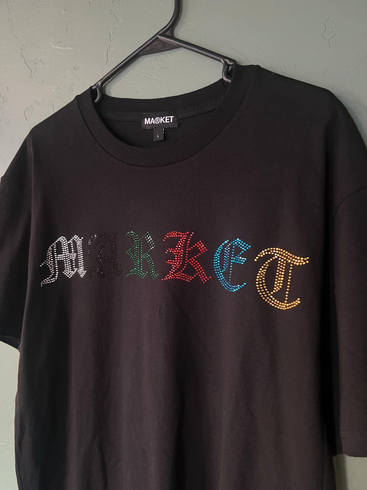 Market Market Bedazzled Logo Shirt Size US L / EU 52-54 / 3 - 2 Thumbnail