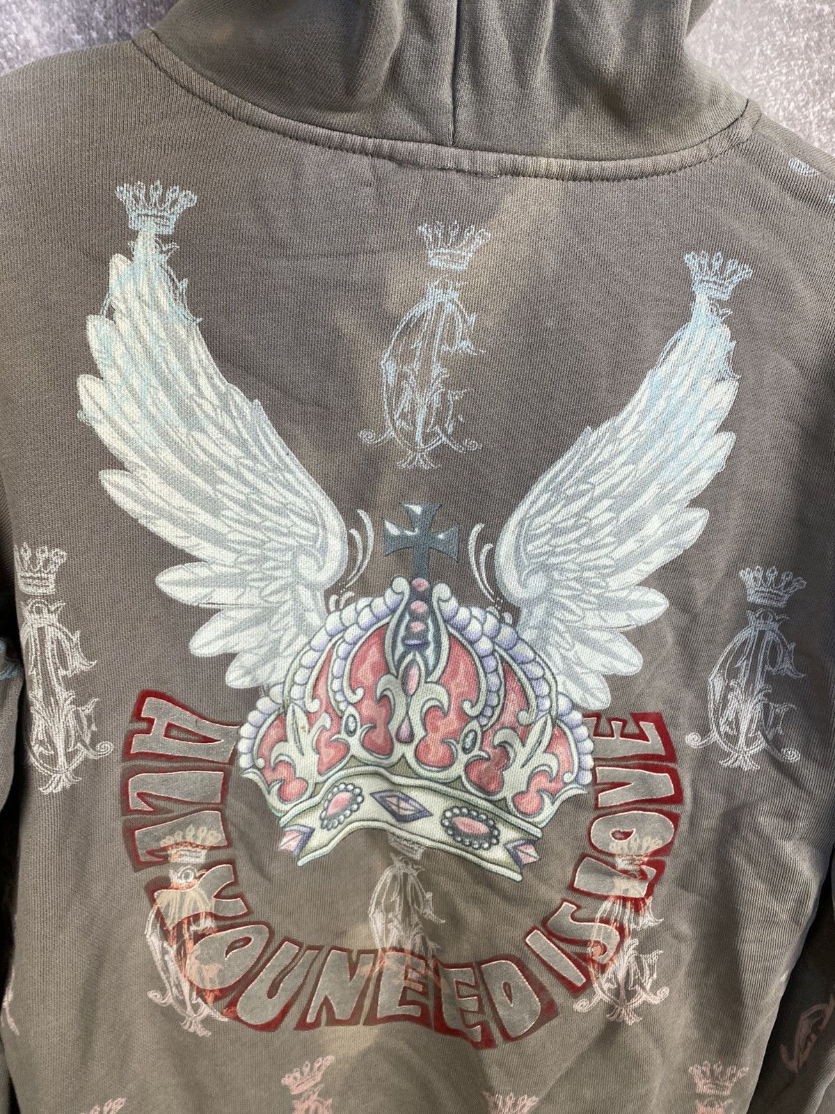 Christian Audigier Y2K Christian Audigier Hoodie Baggy All Over Printed logo Size M / US 6-8 / IT 42-44 - 3 Thumbnail