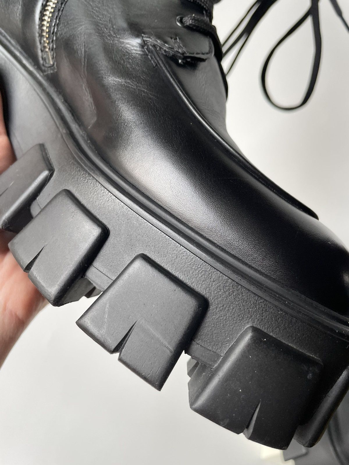 Prada Prada tall combat boots Size US 8 / EU 41 - 20 Thumbnail
