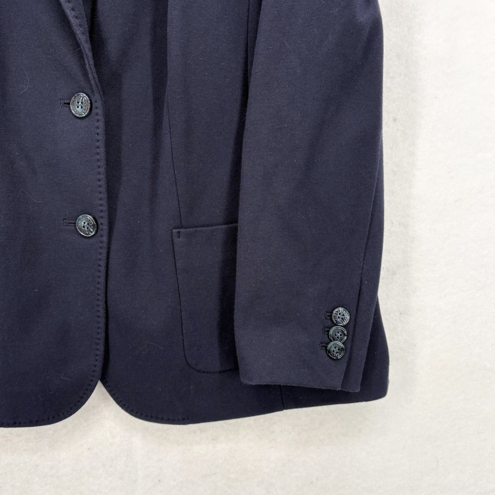 Talbots VINTAGE Talbots Aberdeen Blazer Jacket Womens 14W Navy Plus Cotton Lined Work Career Size XL / US 12-14 / IT 48-50 - 3 Thumbnail