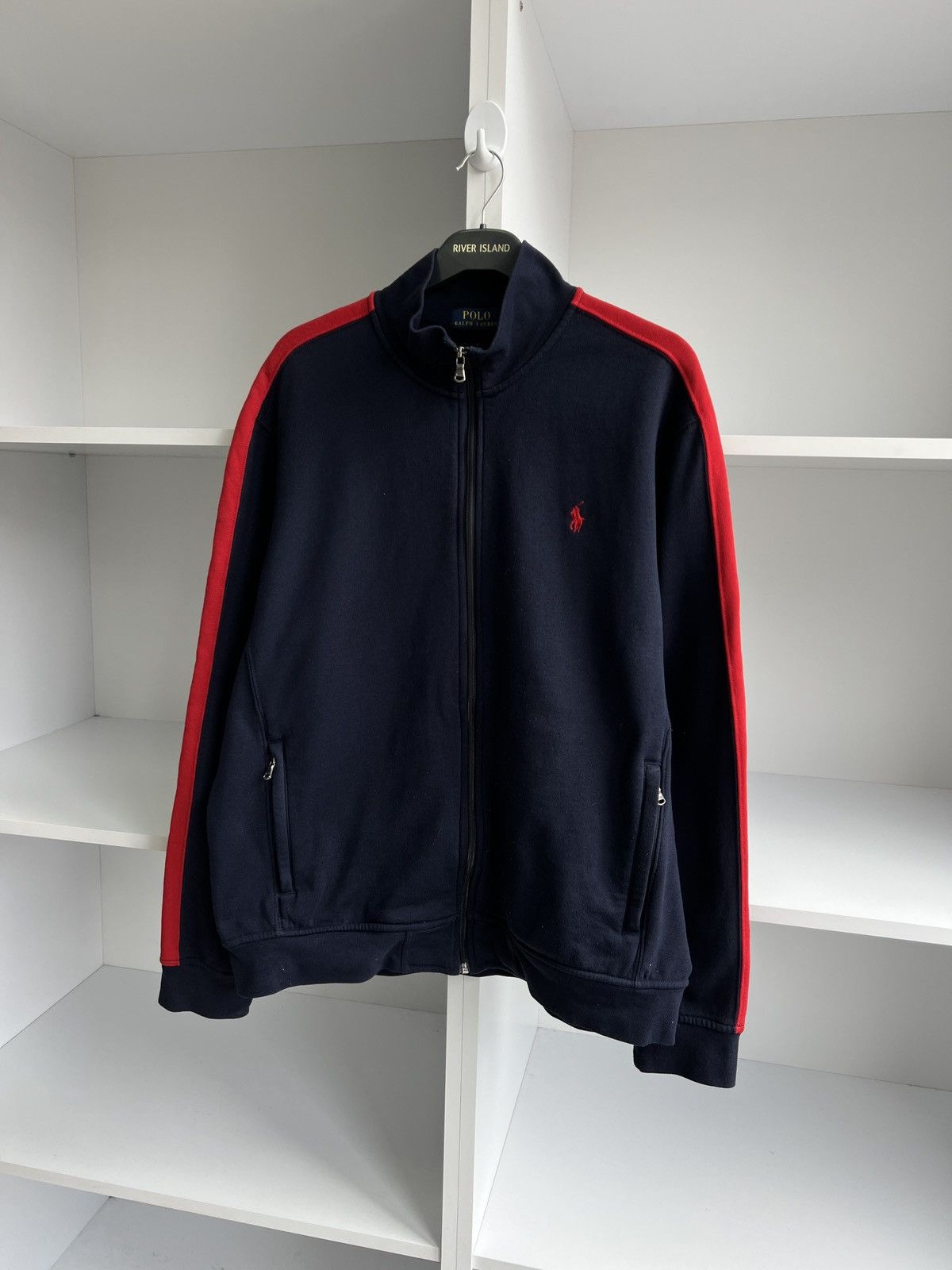 Polo Ralph Lauren × Vintage Vintage Polo Ralph Lauren Zip Sweatshirt Size US XL / EU 56 / 4 - 2 Thumbnail
