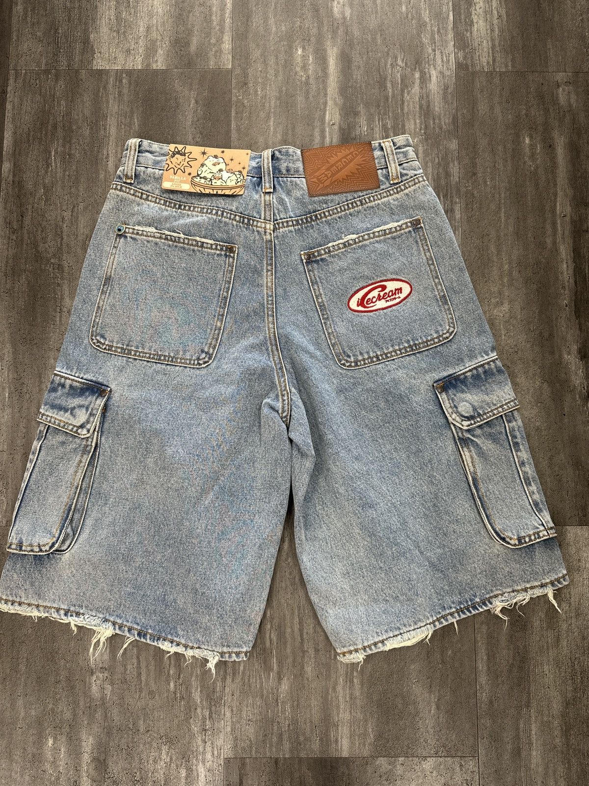Icecream Ice cream denim cargo shorts Size US 30 / EU 46 - 1 Thumbnail