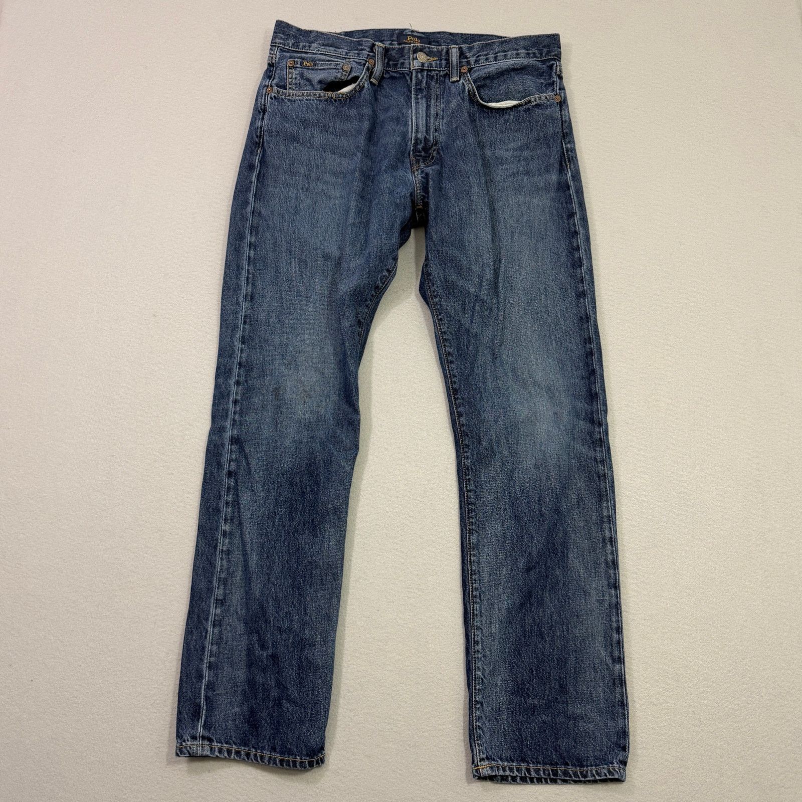 Polo Ralph Lauren Polo Ralph Lauren Hampton Relaxed Straight Jeans Men's 32x32 Size US 32 / EU 48 - 1 Thumbnail