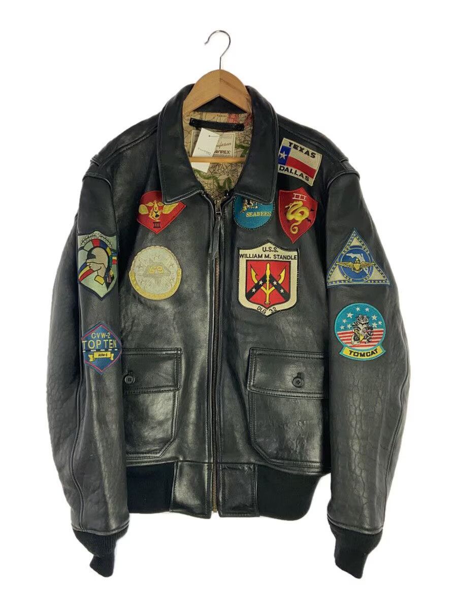 Avirex Avirex G-1 Topgun Model Sheepskin Flight Jacket Black Size US XL / EU 56 / 4 - 1 Thumbnail