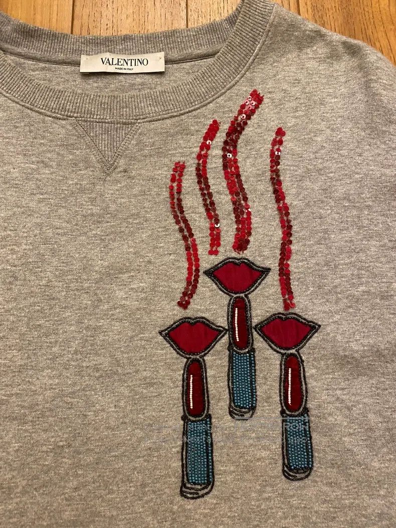 Valentino Valentino Sweatshirt Size S / US 4 / IT 40 - 2 Thumbnail