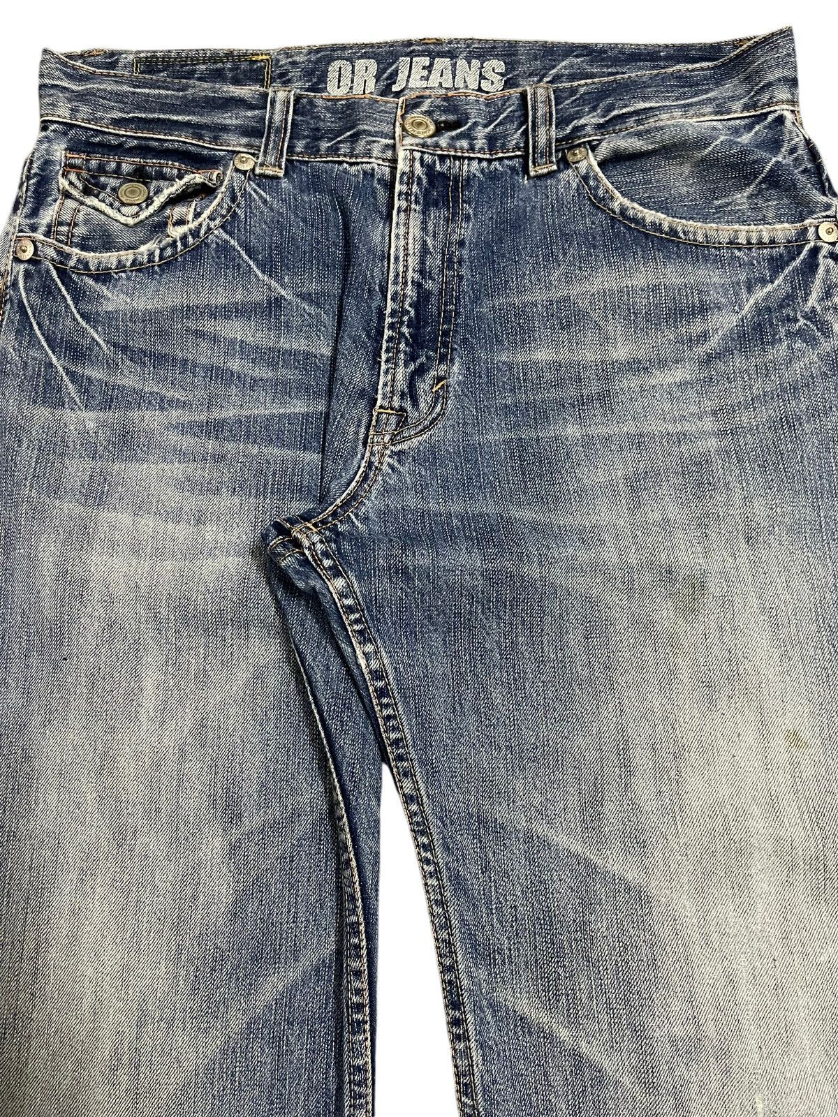 Jun Takahashi Vintage Japanese Brand Blue Faded Wash Style Loose Jeans Size US 34 / EU 50 - 4 Thumbnail