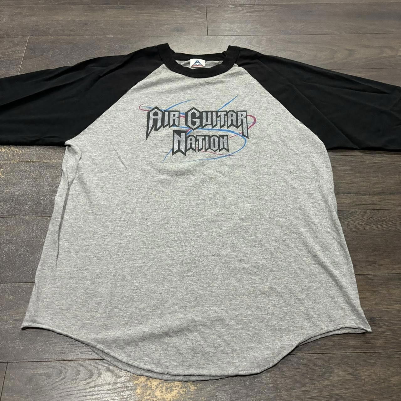 Designer Vintage Air Guitar Nation T Shirt 00s Large Size US L / EU 52-54 / 3 - 3 Thumbnail
