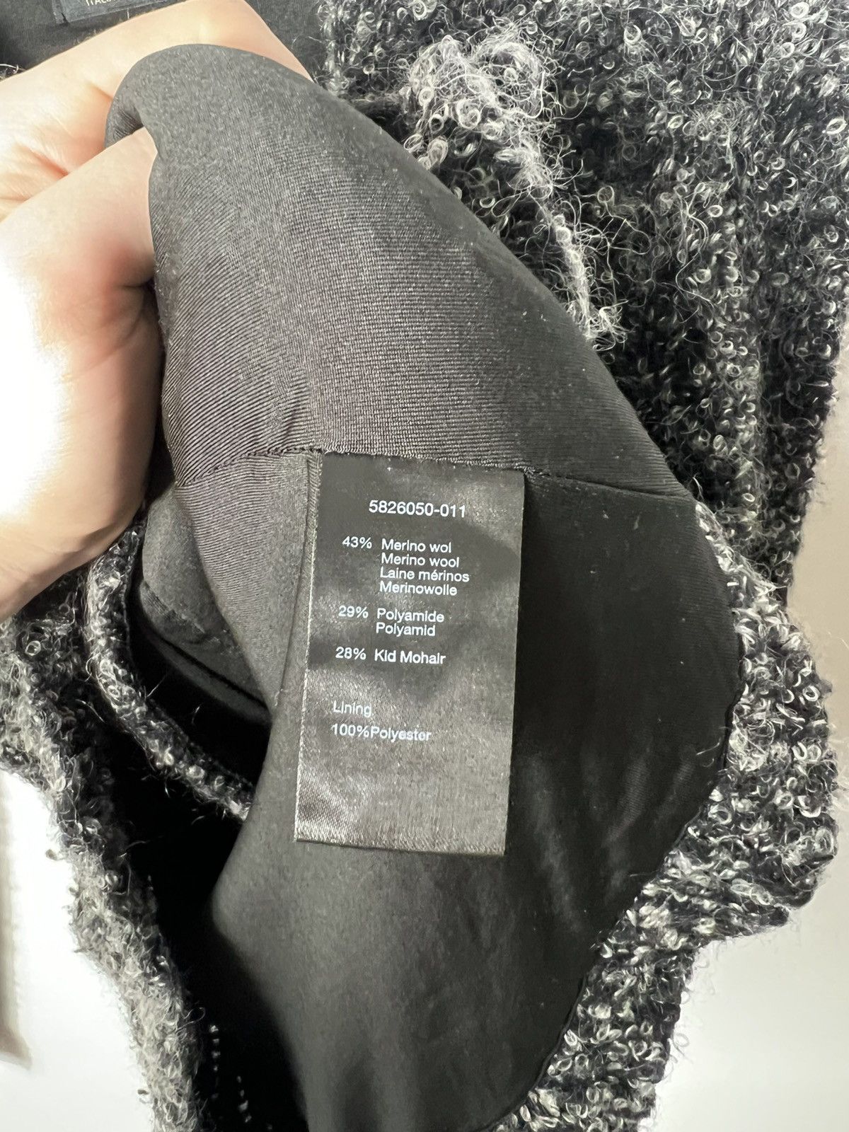 Vintage Vintage luxury designer Claudia Strater merino wool blazer Size M / US 6-8 / IT 42-44 - 7 Thumbnail