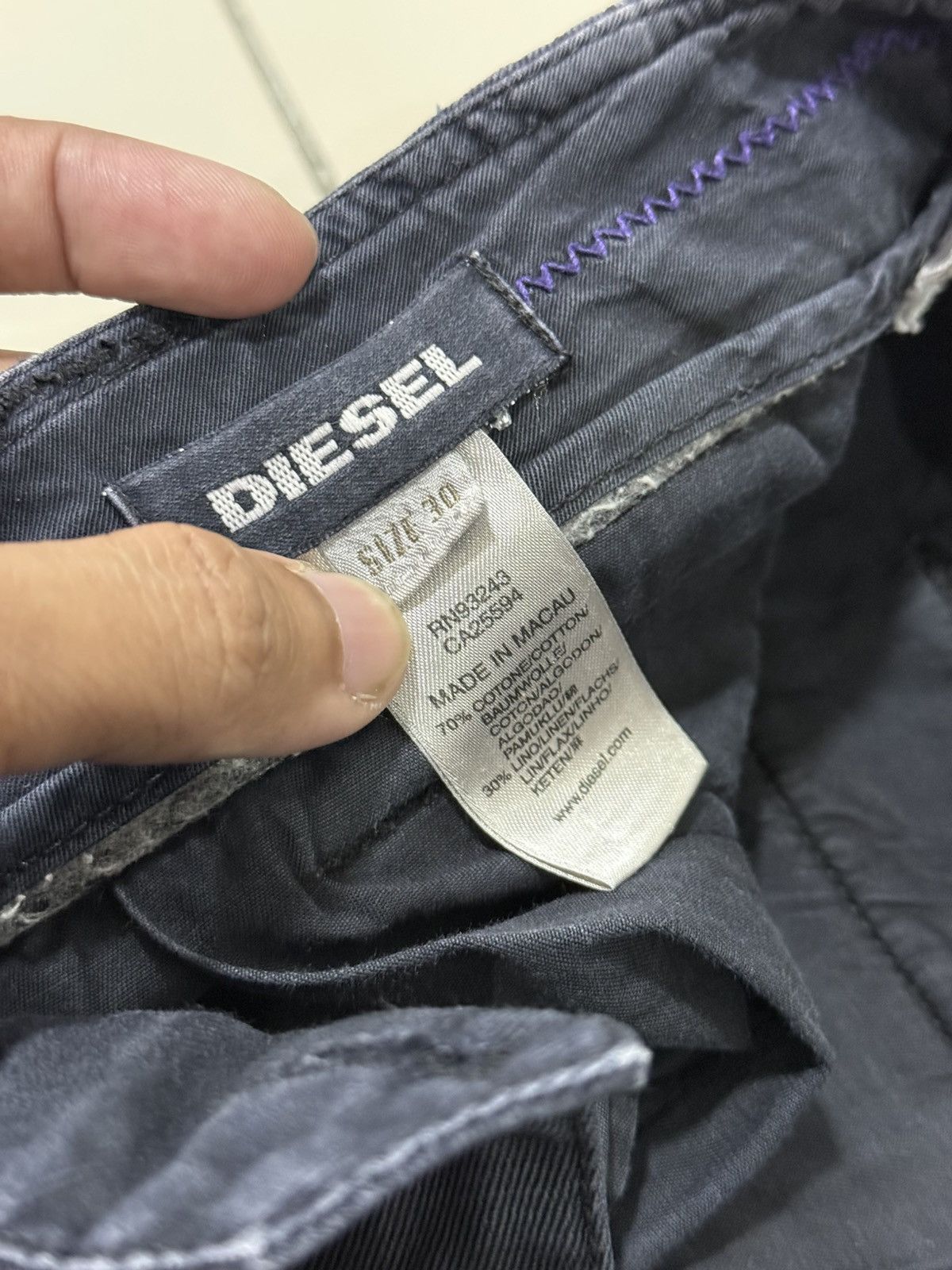 Diesel × Vintage Vtg Diesel Pocket Pants Size US 33 - 14 Thumbnail
