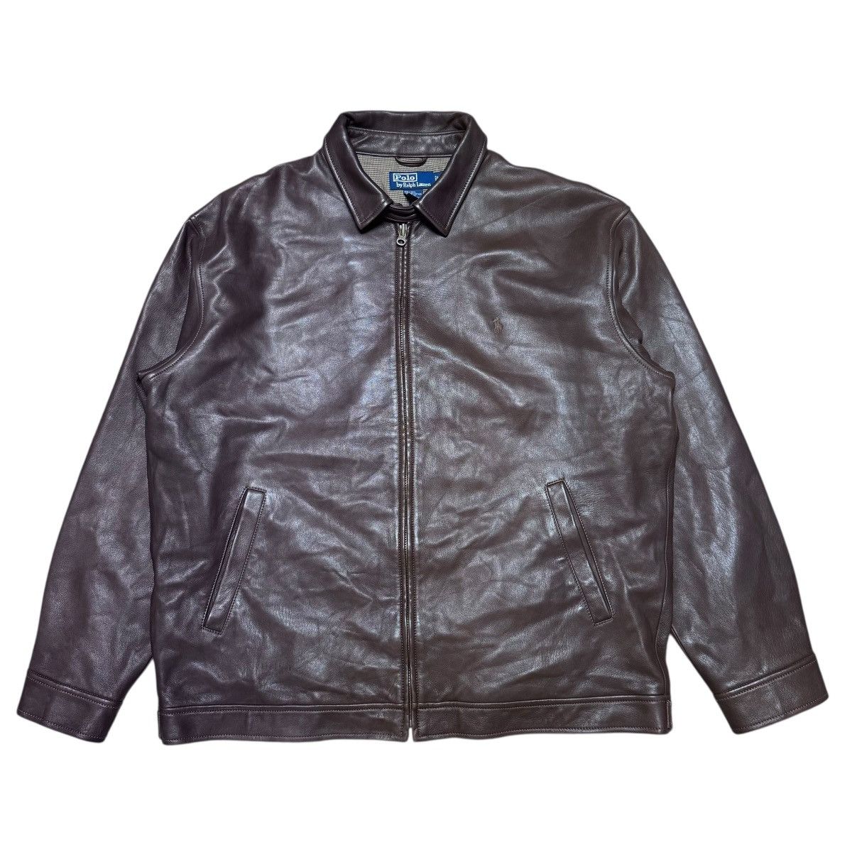 Polo Ralph Lauren Vintage Polo Ralph Lauren Leather Jacket Small Poney Size US XL / EU 56 / 4 - 4 Thumbnail