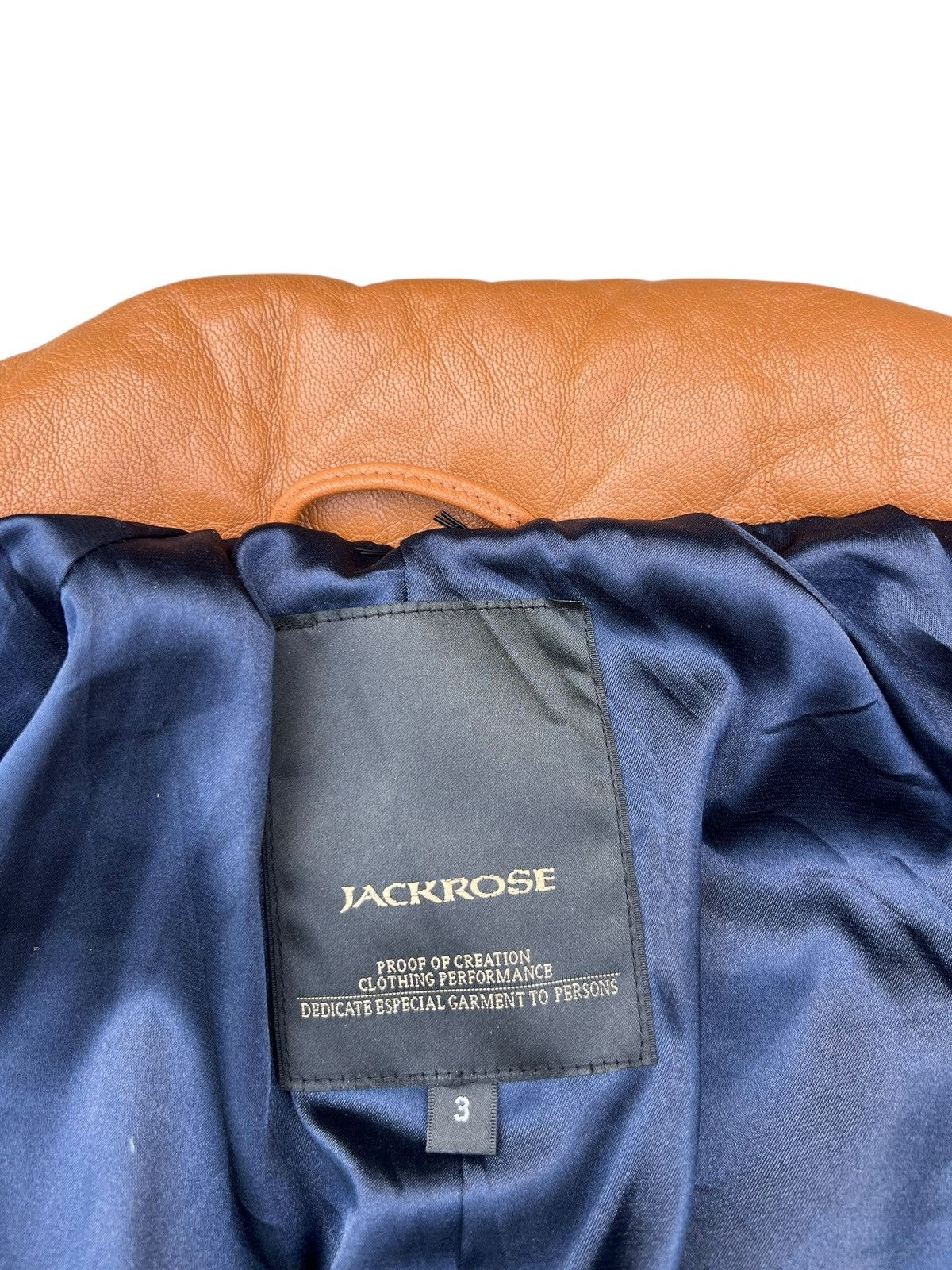 JACKROSE Jackrose Goatskin Leather Down Feather Puffer Jacket Size US M / EU 48-50 / 2 - 16 Thumbnail
