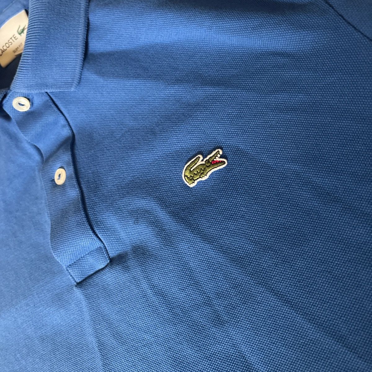 Lacoste Mens Medium Lacoste Blue Polo Shirt Size US M / EU 48-50 / 2 - 2 Thumbnail