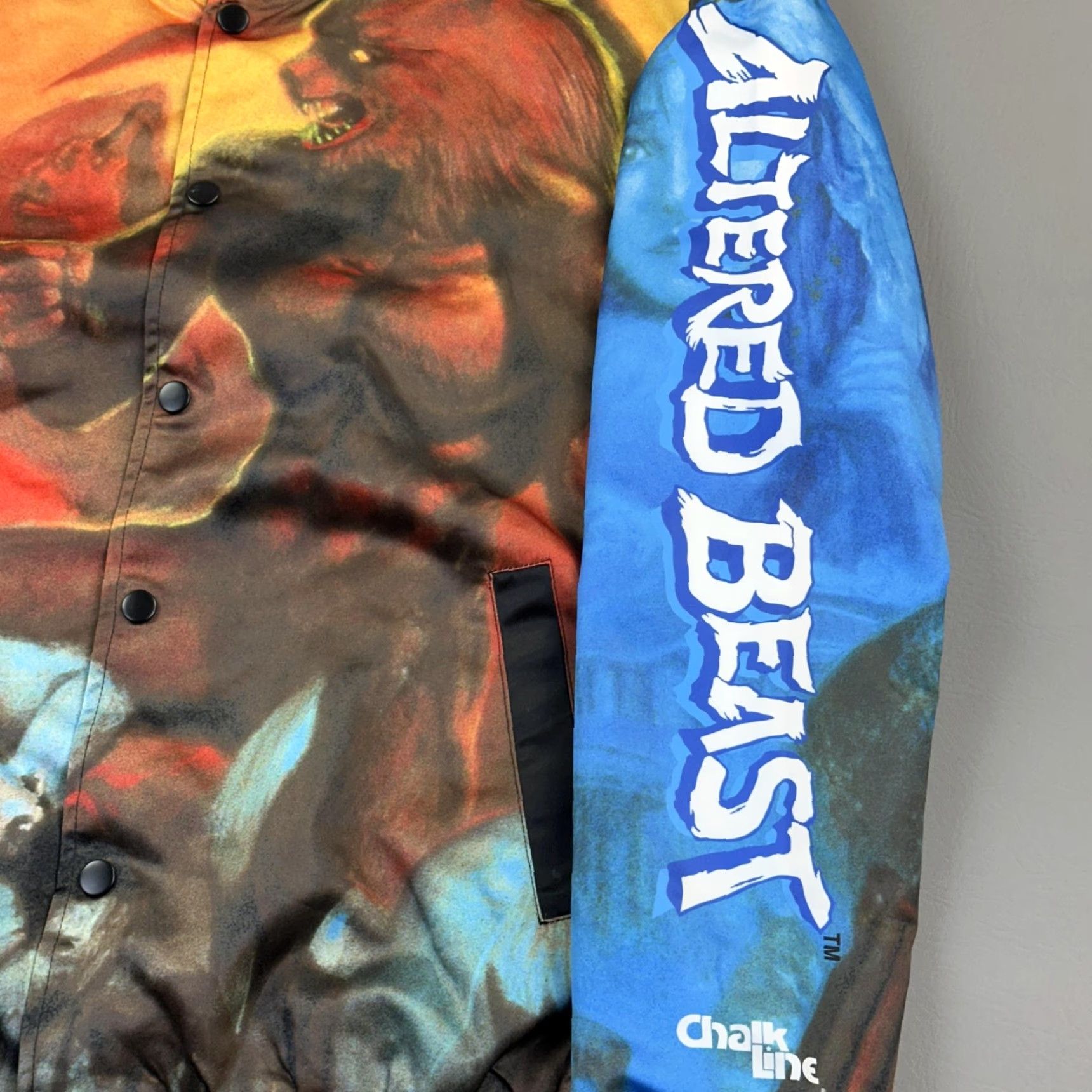 Chalk Line Chalk Line Altered Beast Jacket Mens Medium Satin Retro Fanimation Bomber Sega Shirt Size US M / EU 48-50 / 2 - 5 Thumbnail