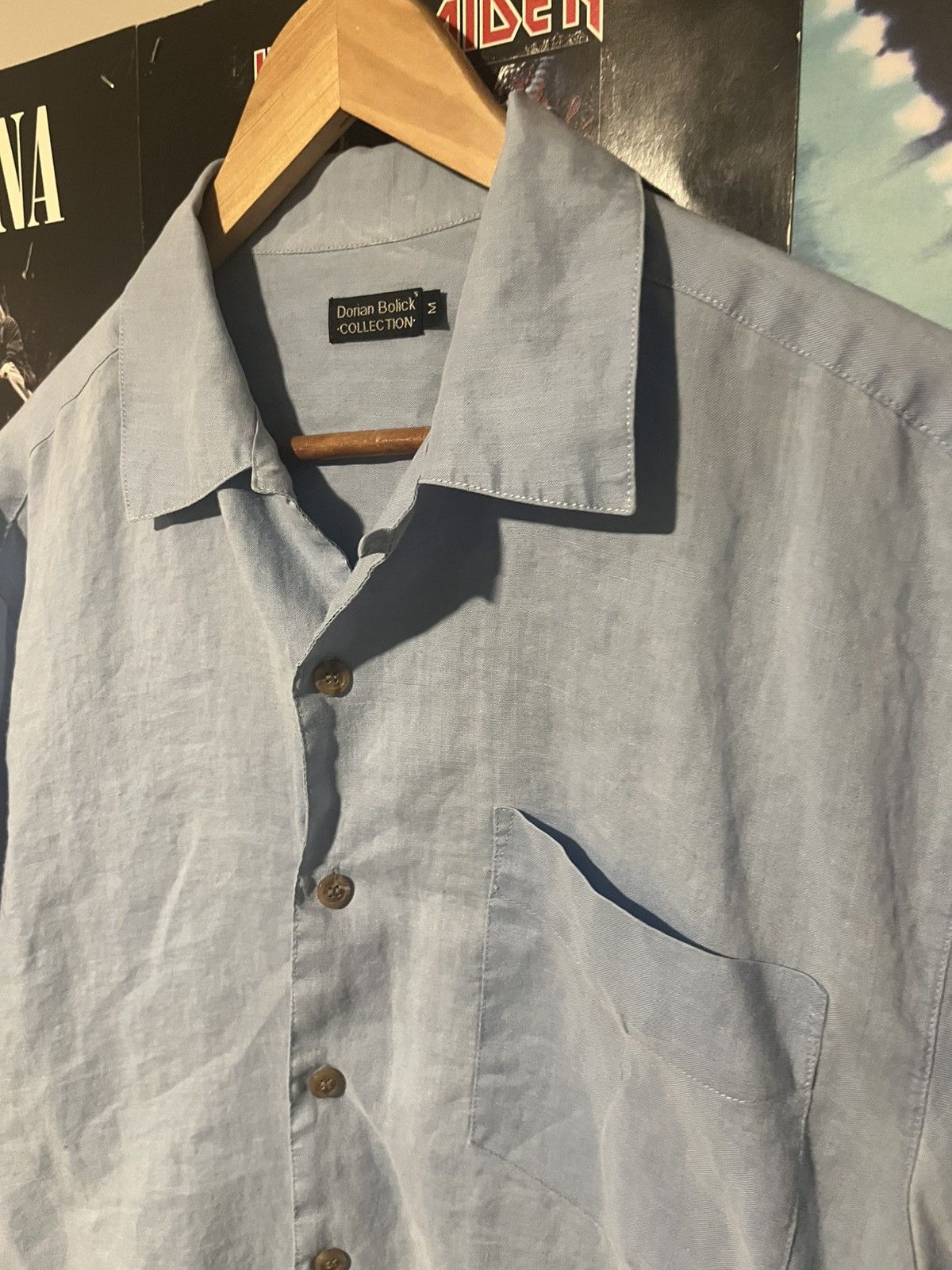 L.L. Bean × Polo Ralph Lauren × Vintage Vintage 90’s Dorian Bolick Collection Cotton button up shirt Size US L / EU 52-54 / 3 - 3 Thumbnail