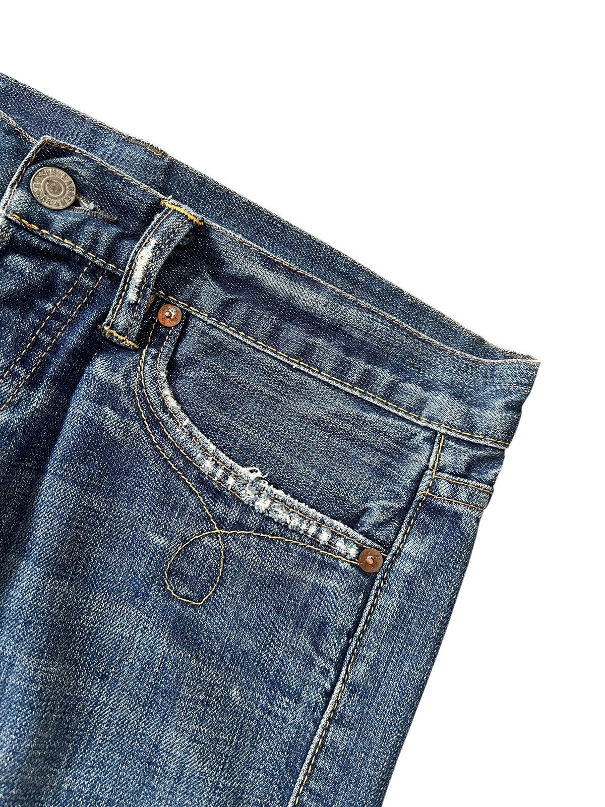 RRL Ralph Lauren Vintage RRL Slim Fit Light Bootcut Jeans Size 32" / US 10 / IT 46 - 6 Thumbnail