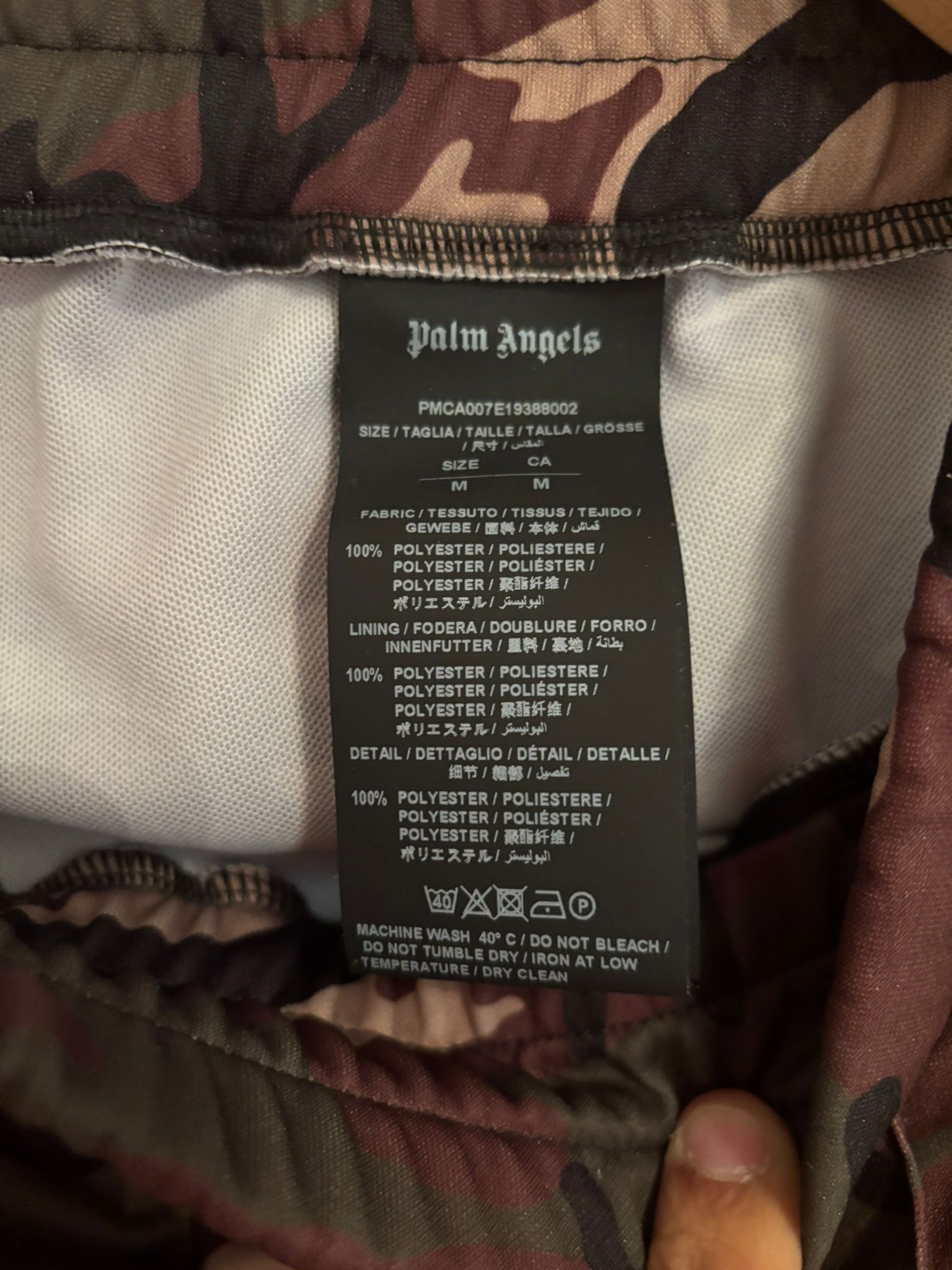 Palm Angels Palm Angels Camo Army Track Pants Size US 34 / EU 50 - 7 Thumbnail
