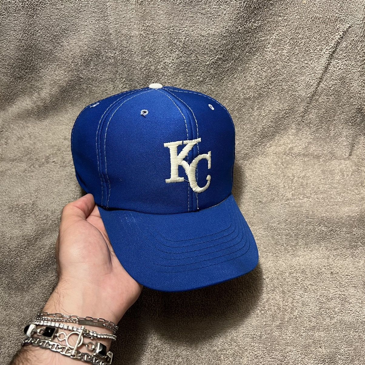 MLB × Vintage Vintage 80s Kansas City Royals SnapBack Hat Plain Logo MLB Size ONE SIZE - 1 Thumbnail