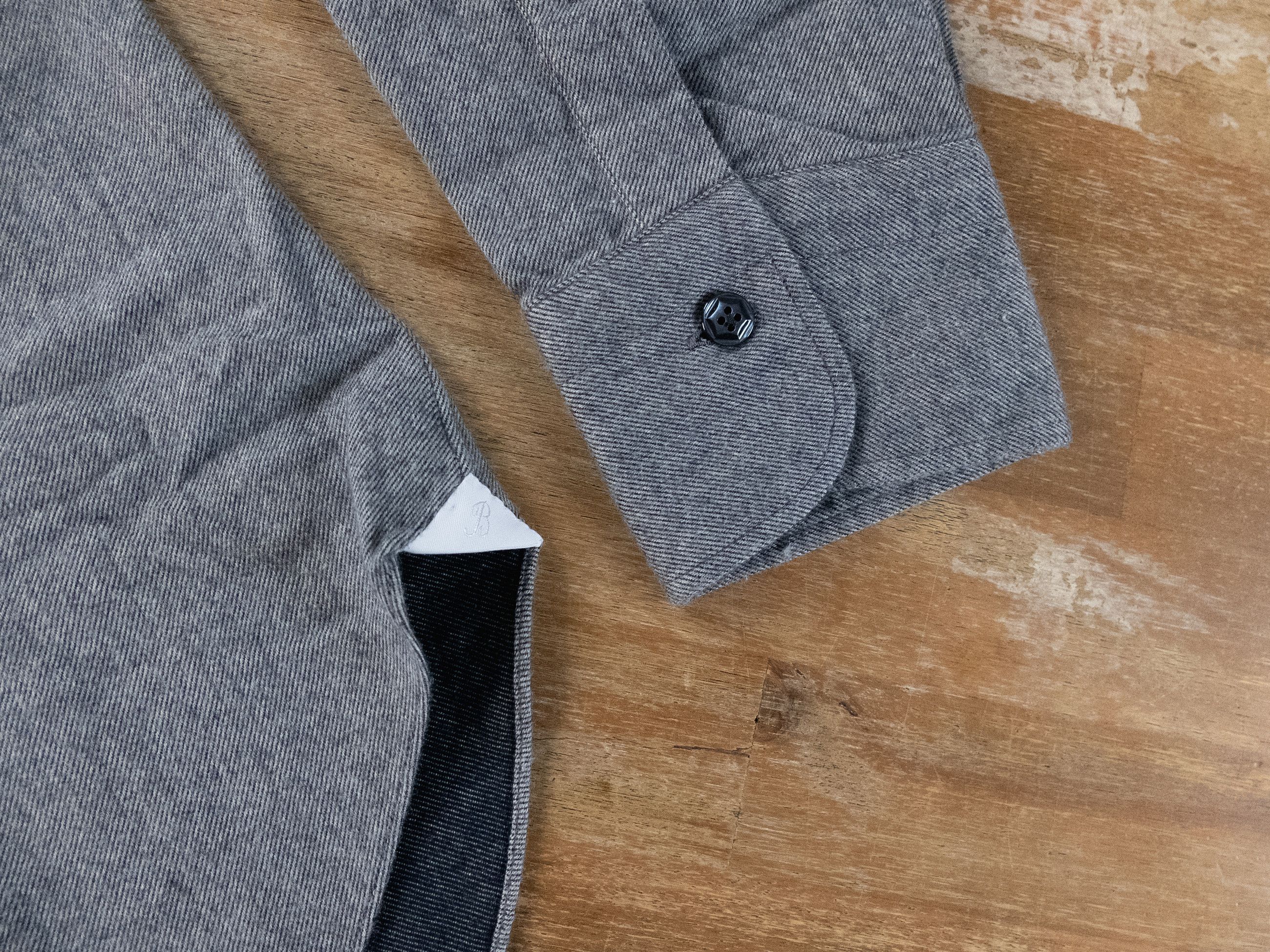 Barba Napoli BARBA Napoli Dandy Life blue gray flannel cotton shirt 39 Size US M / EU 48-50 / 2 - 3 Thumbnail