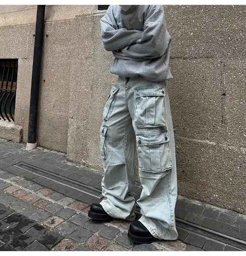 Jean Chihiro x Azumi Multi Pocket Cargo Oversized Jeans Size US 32 / EU 48 - 8 Thumbnail
