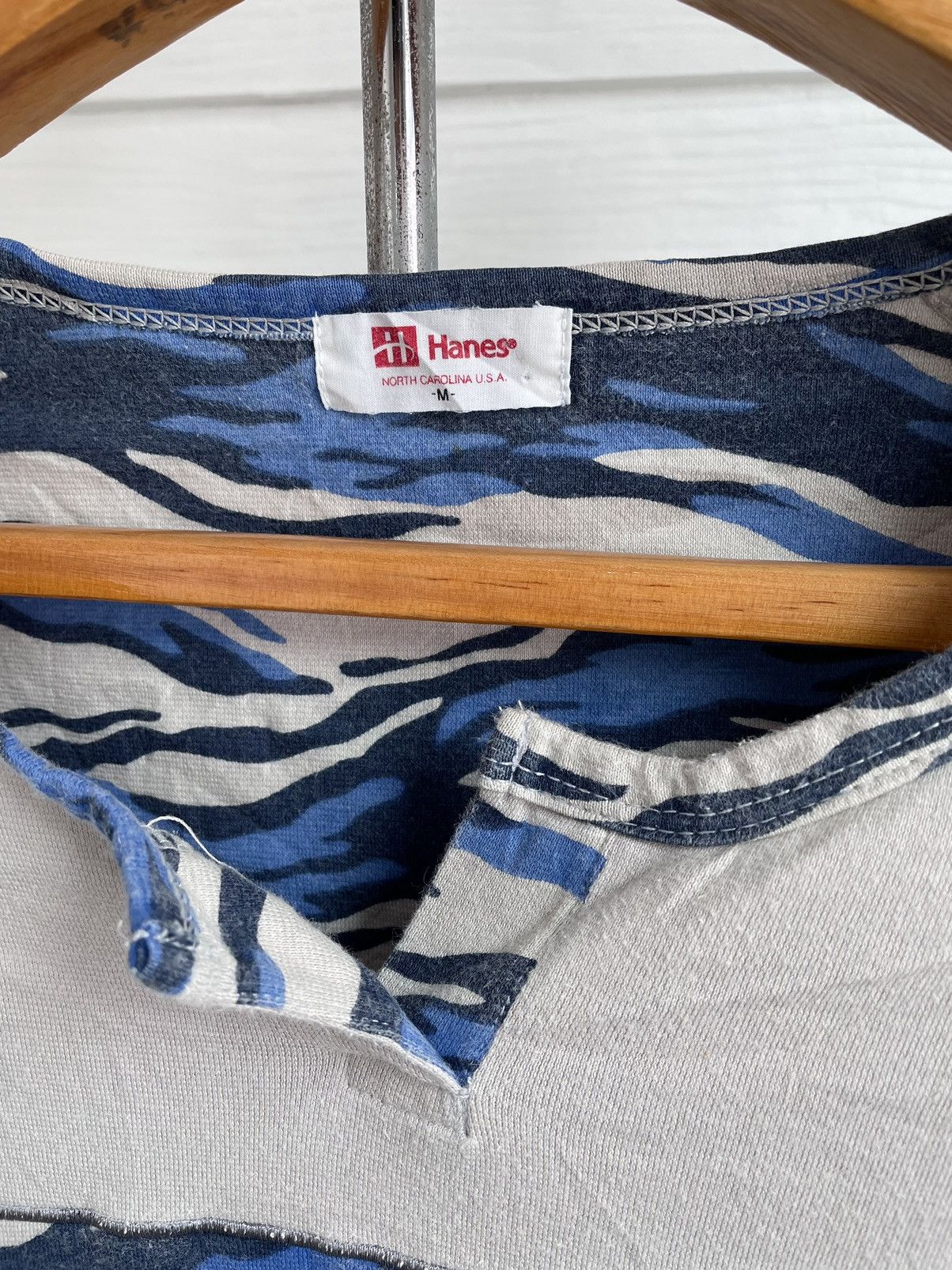 Hanes × Japanese Brand HANES CAMO LONG SLEEVE Size M / US 6-8 / IT 42-44 - 10 Thumbnail