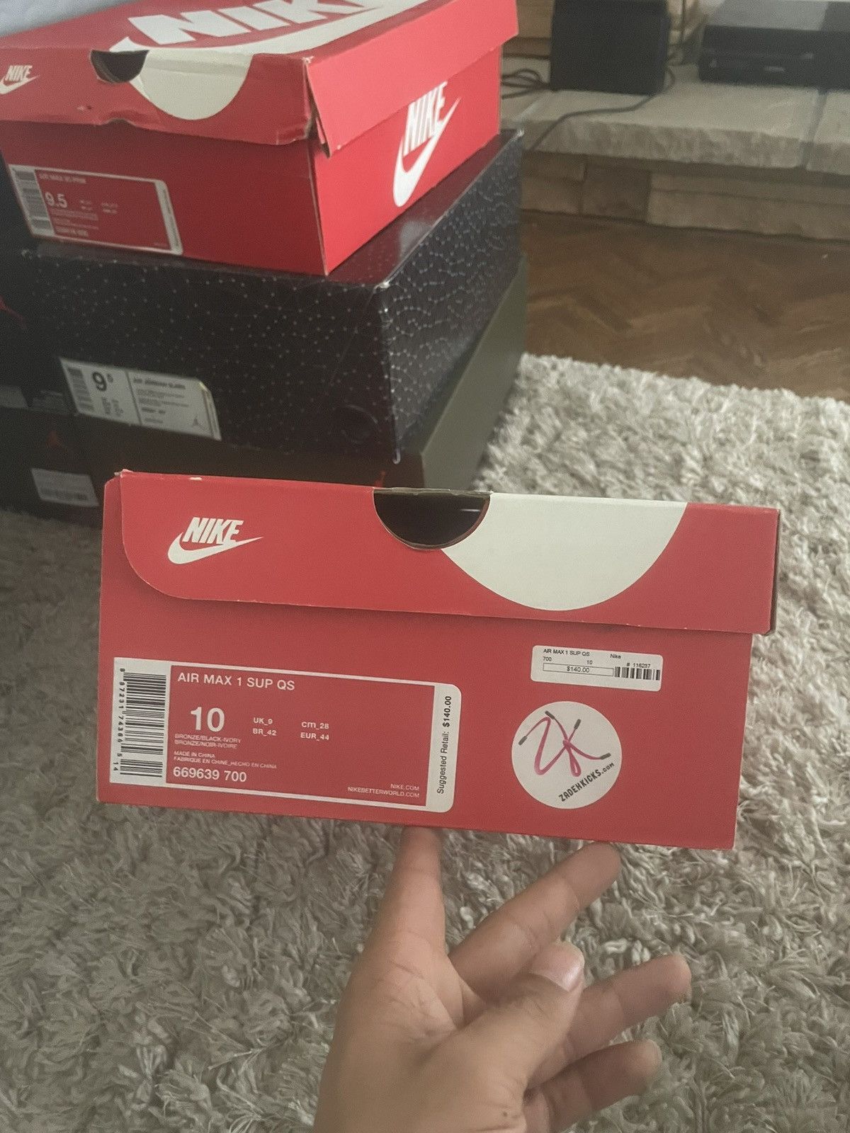 Nike Nike Air Max 1 Sup Qs Multi-Trophy Pack sz 10 Size US 10 / EU 43 - 8 Thumbnail