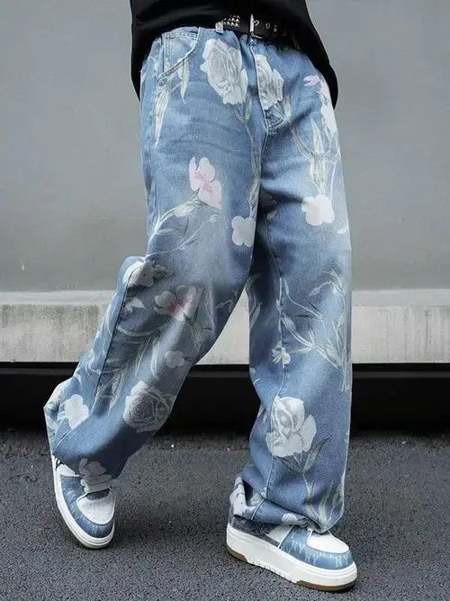 Jean Furuya x Kamon Vintage Unique Printed Jeans Loose Fit Size US 32 / EU 48 - 4 Thumbnail