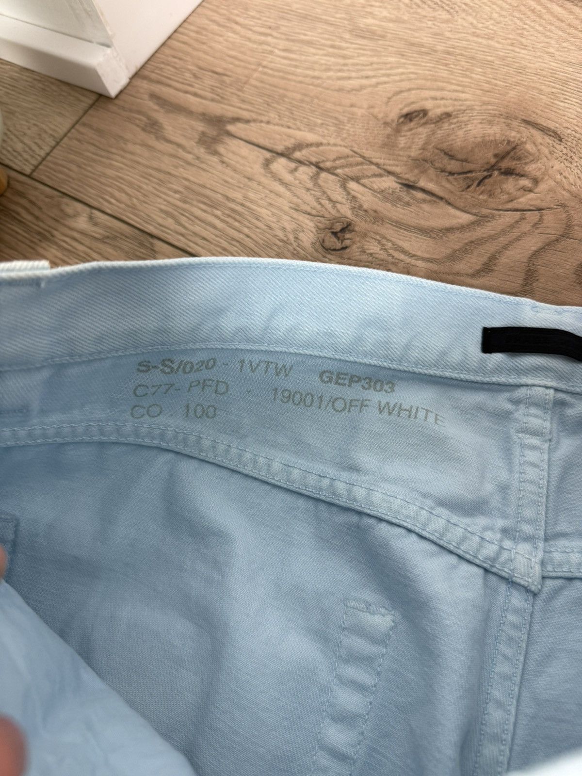 Prada Prada Logo Cotton Blue Pants Size US 34 / EU 50 - 14 Thumbnail