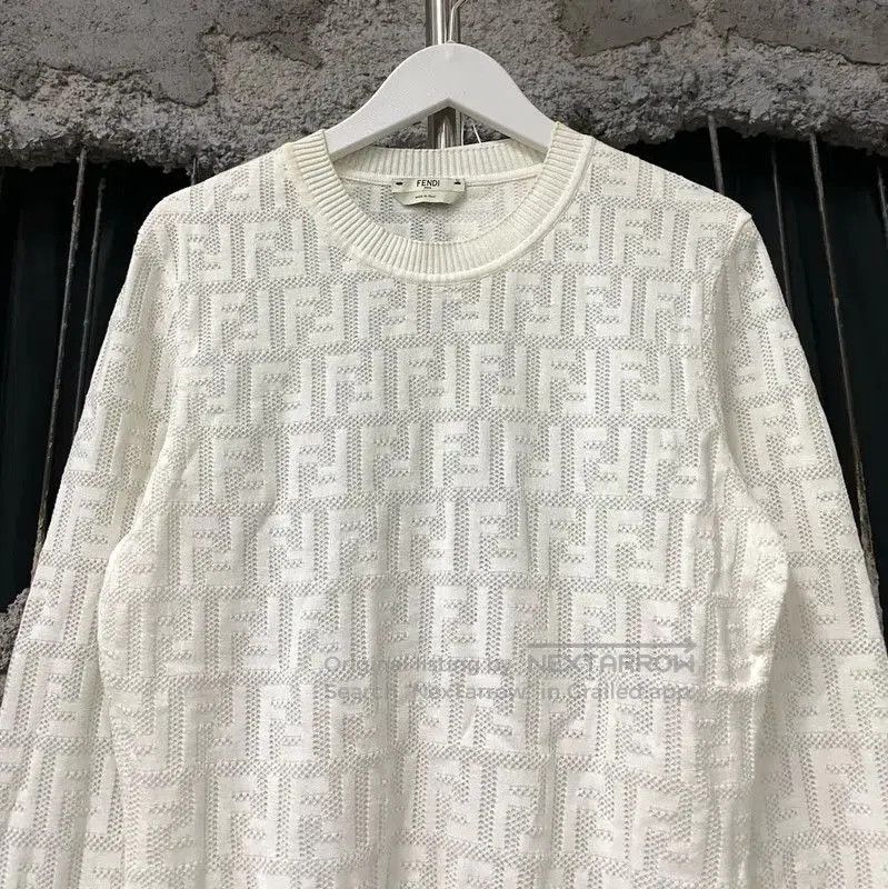 Fendi Fendi Women's White Knit Sweater . Size XXS / US 00 / IT 34 - 3 Thumbnail