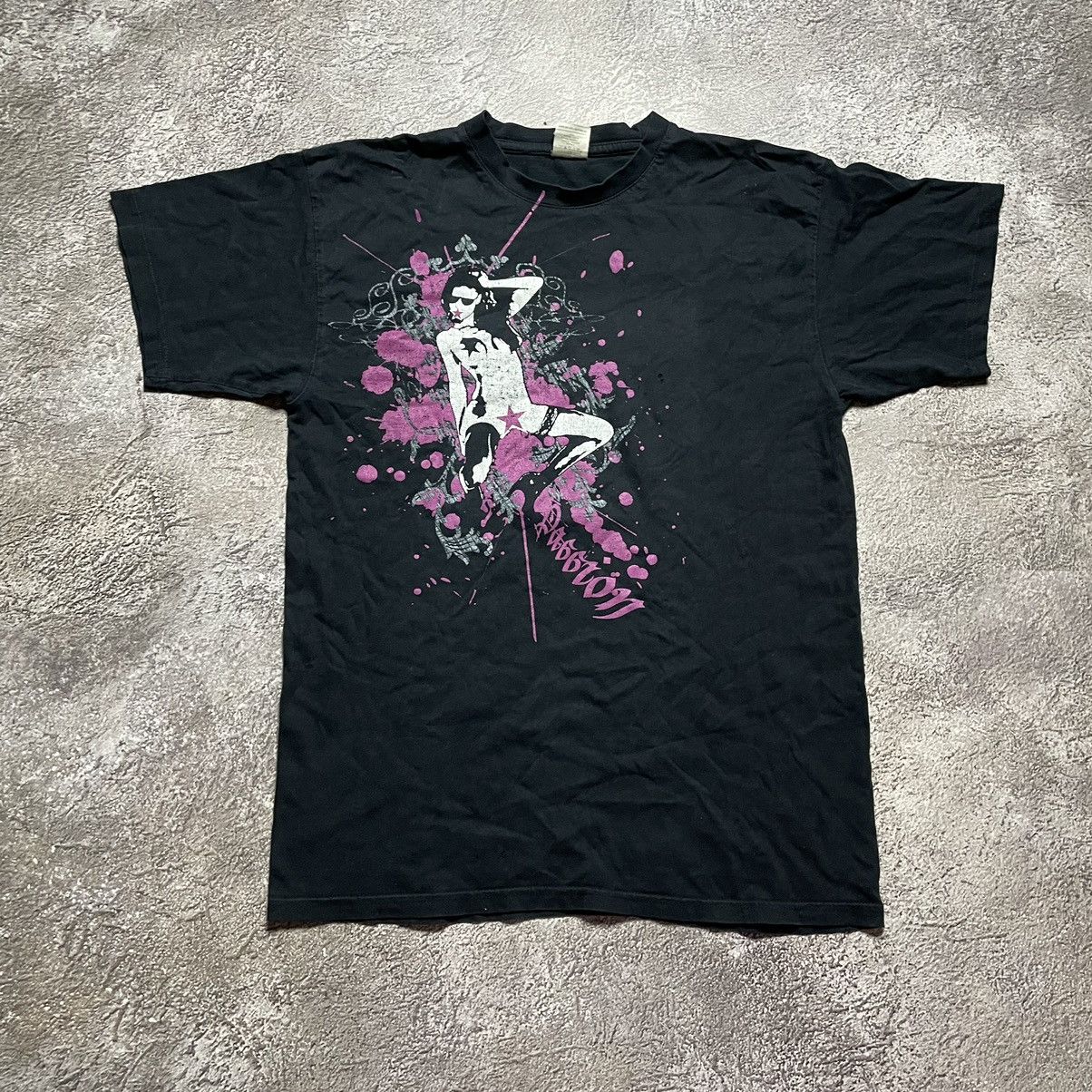 Vintage Vintage 90s Graphic Tee Sun Faded Goth Aesthetic Black M Size US M / EU 48-50 / 2 - 3 Thumbnail
