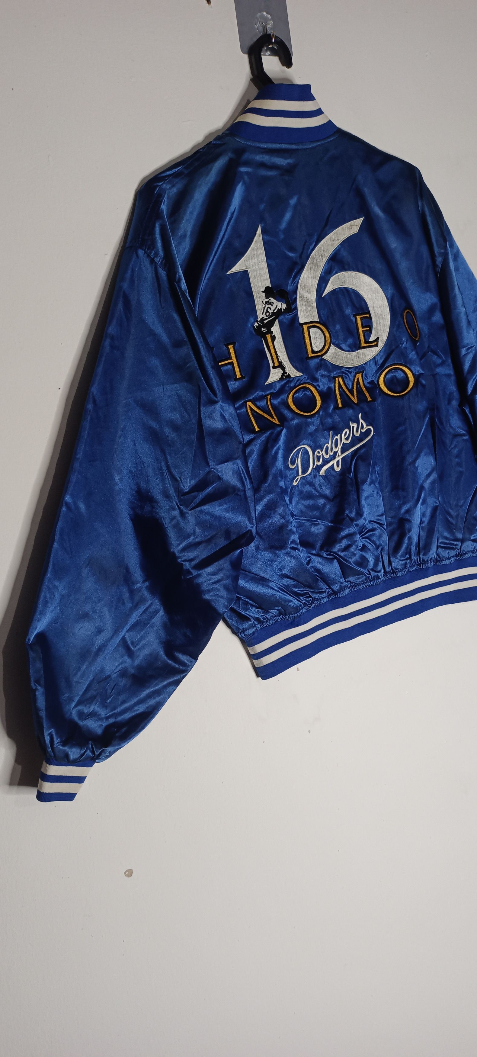 MLB × Vintage Vintage MLB Los Angeles Dodgers Hideo Nomo Varsity Jacket Size US XL / EU 56 / 4 - 10 Thumbnail