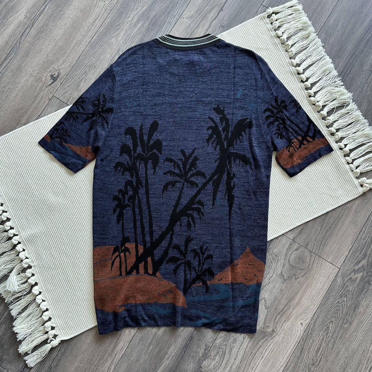 Scotch & Soda Scotch & Soda short-sleeve jacquard knit palm print t-shirt Size US L / EU 52-54 / 3 - 7 Thumbnail