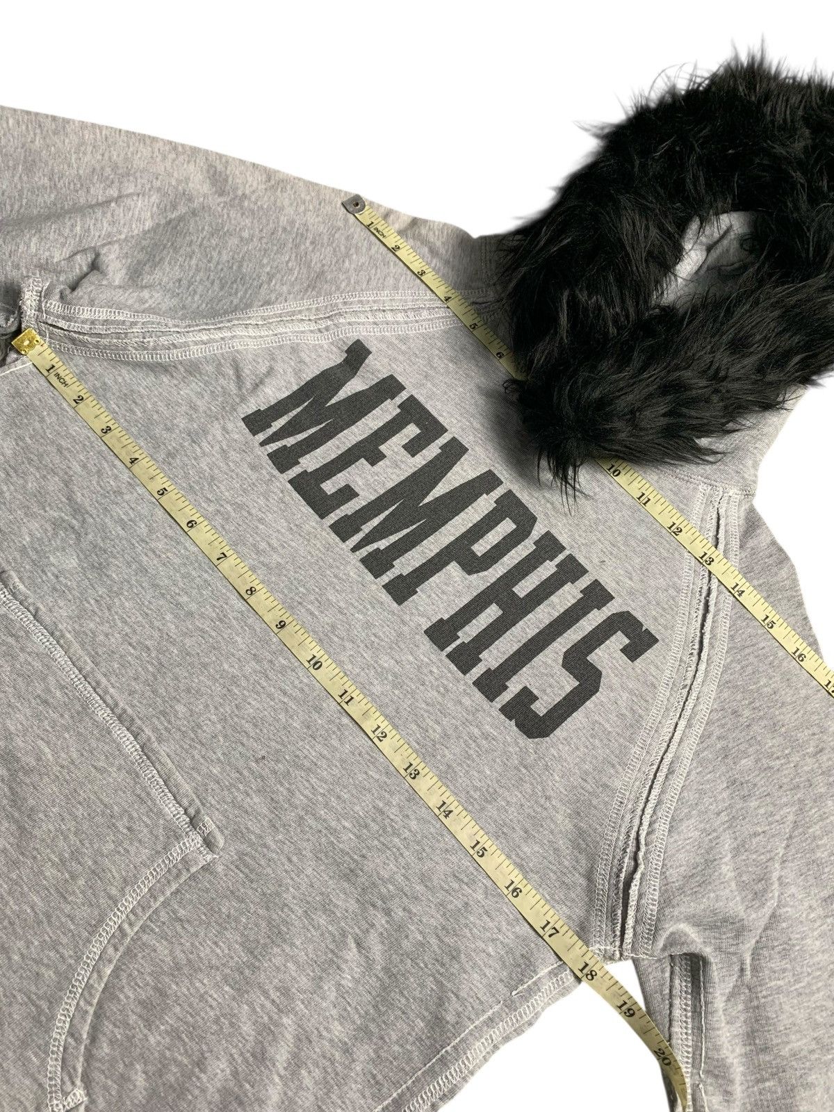 20471120 OUTER SEAM MEMPHIS BLACK FUR HOODIE IFSIX LGB STYLE Size US M / EU 48-50 / 2 - 7 Thumbnail